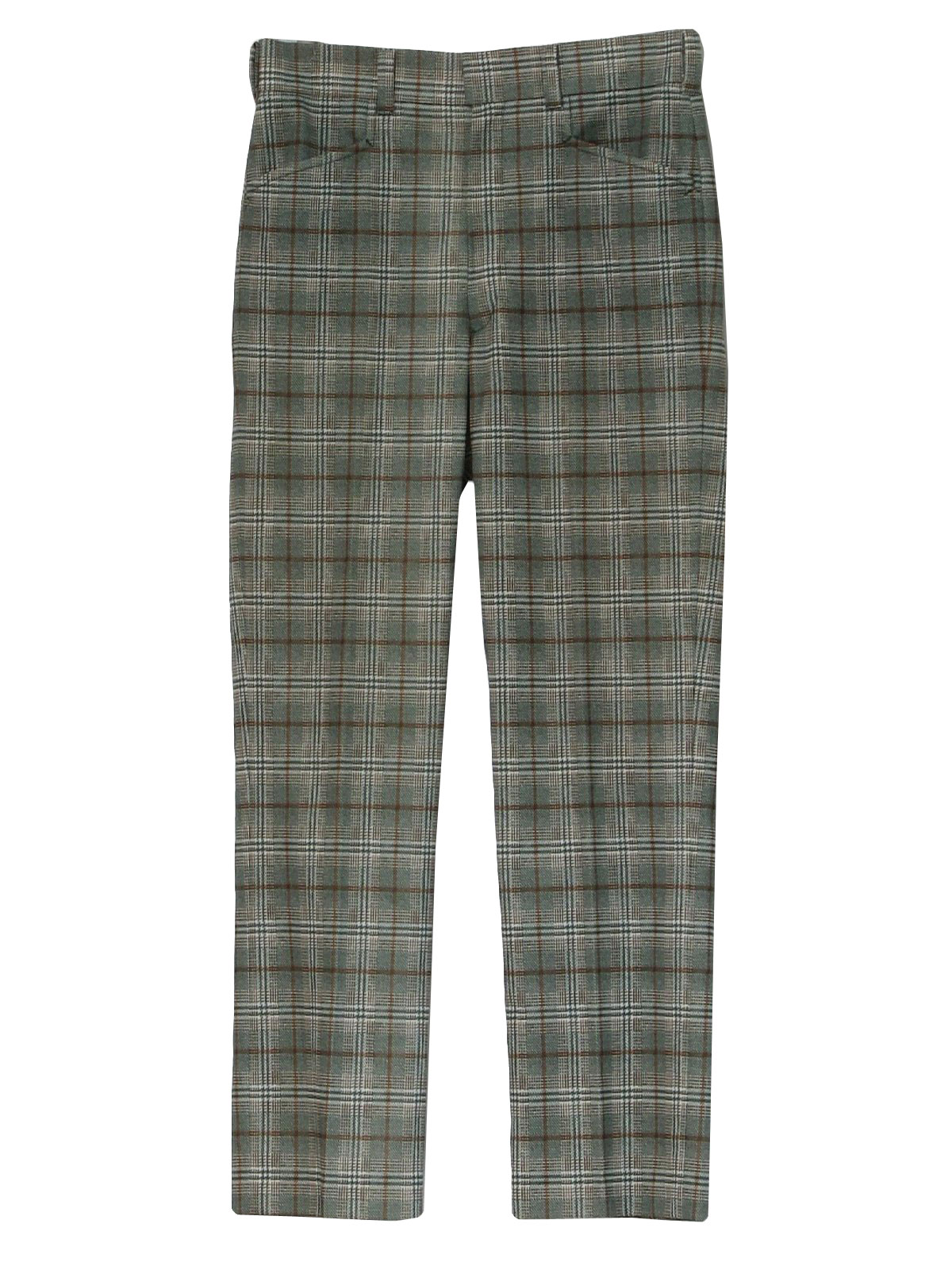 beige plaid pants