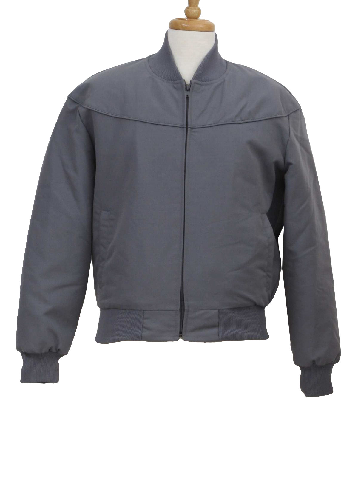 Retro 80's Jacket: 80s -MacMurray of California- Mens gray polyester ...