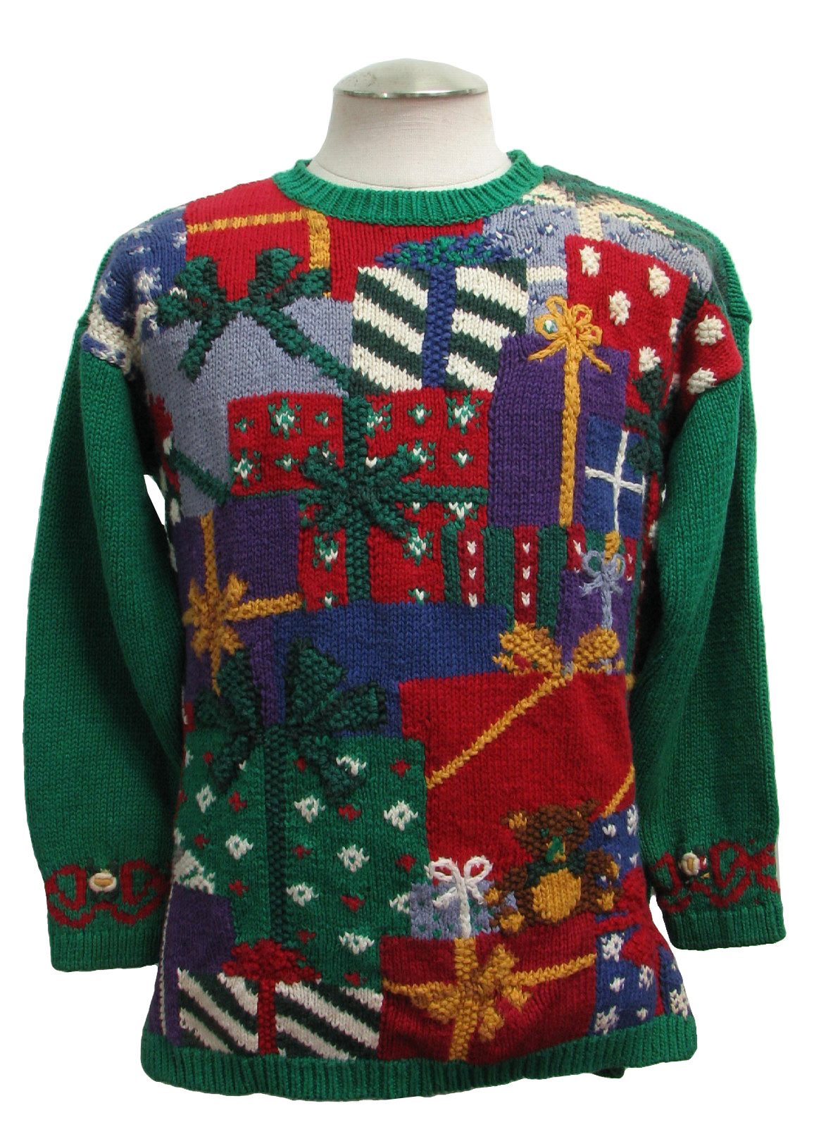 Ugliest of the Ugly Christmas Sweater: -Signatures-, Unisex green ...