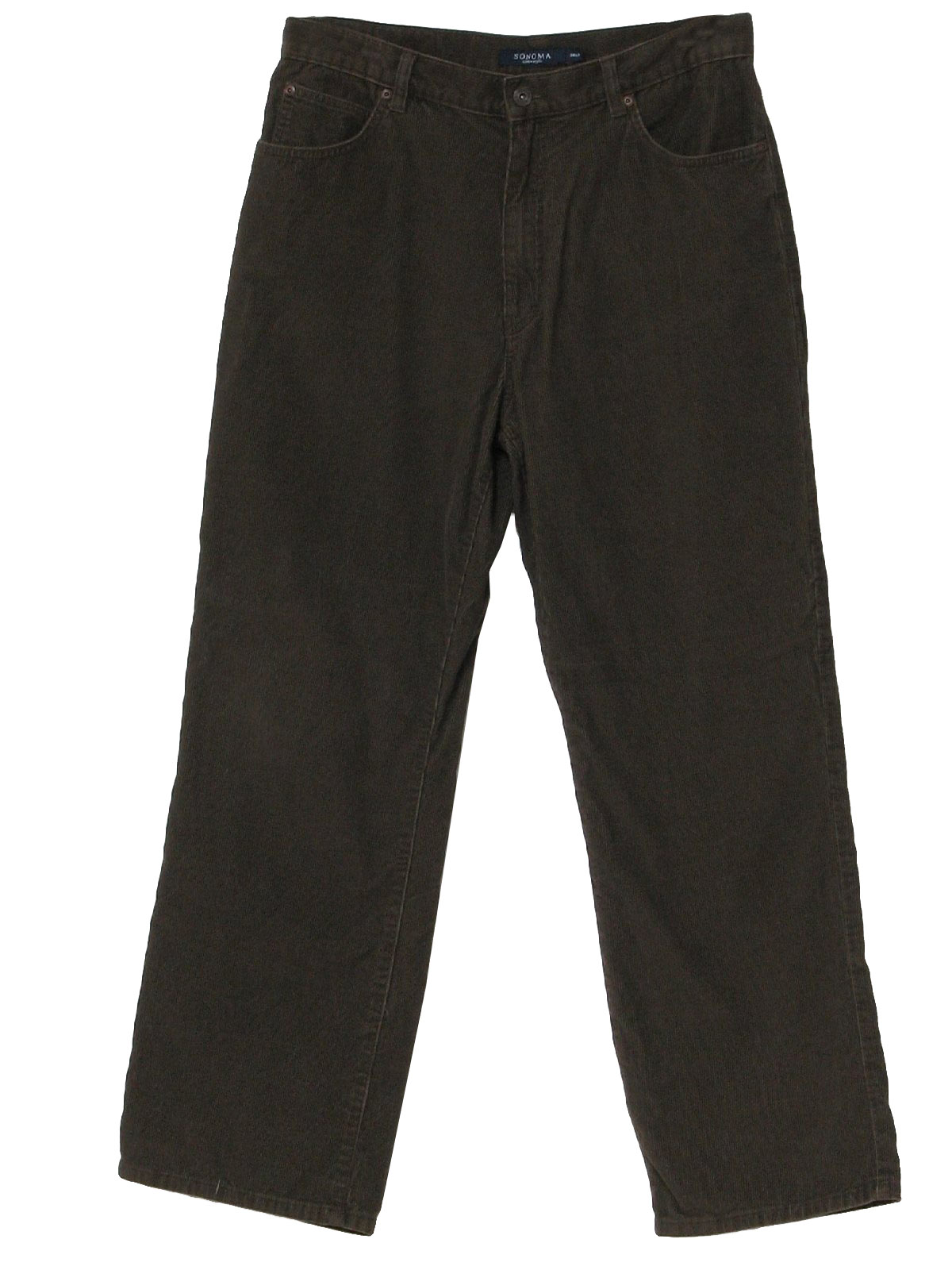 1990's Pants (Sonoma Lifestyle): 90s -Sonoma Lifestyle- Mens brown ...