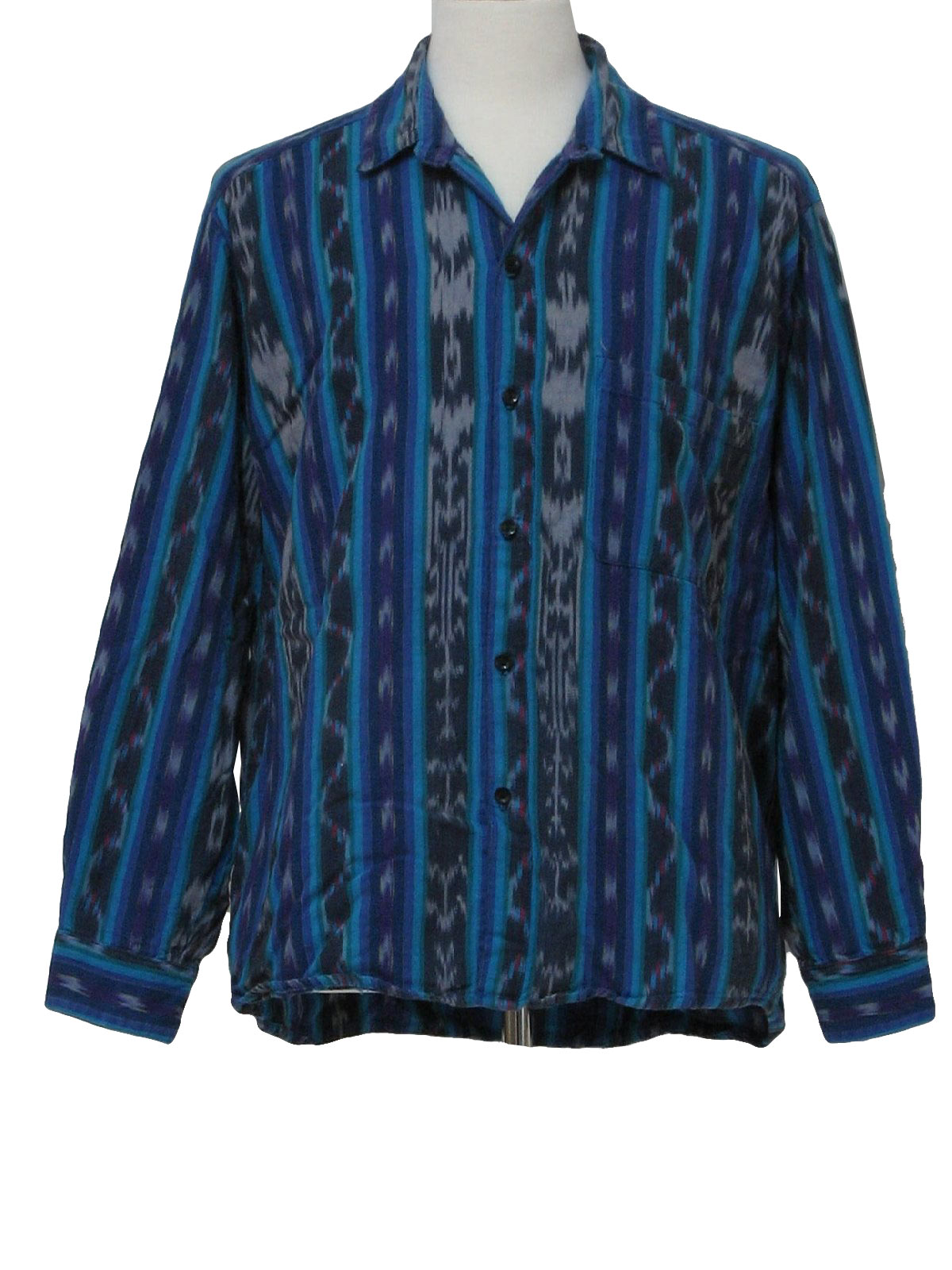 Vintage Guatemala Textiles Seventies Hippie Shirt: 70s -Guatemala