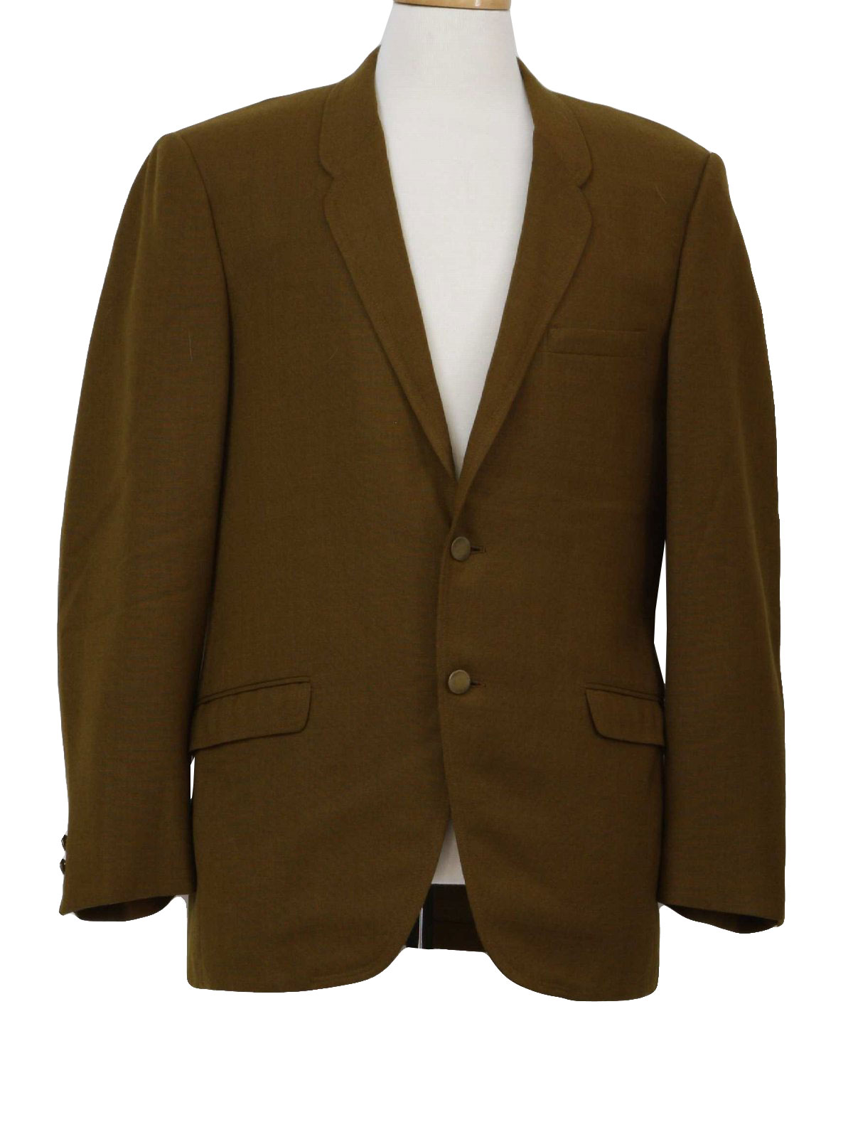 Rough Rider 60's Vintage Jacket: 60s -Rough Rider- Mens olive-tan woven