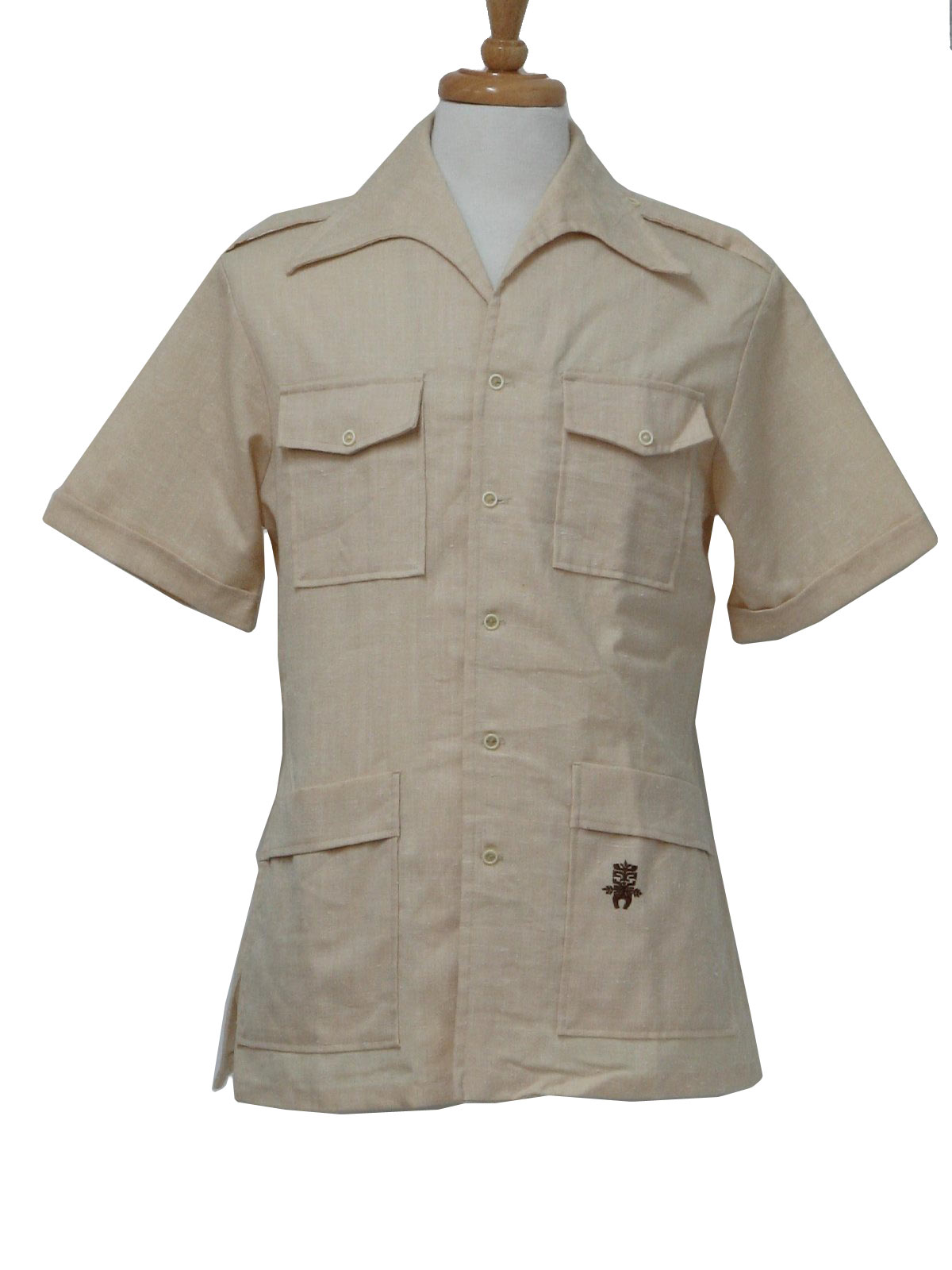 safari field shirt with epaulets