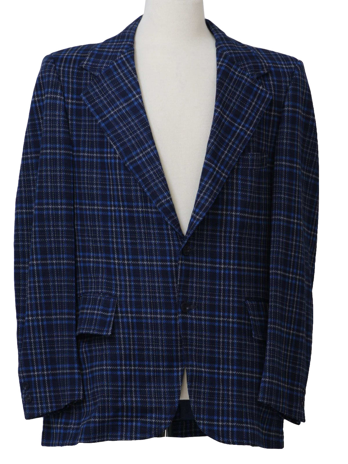 Dartmouth 70's Vintage Jacket: 70s -Dartmouth- Mens shaded blue and ...