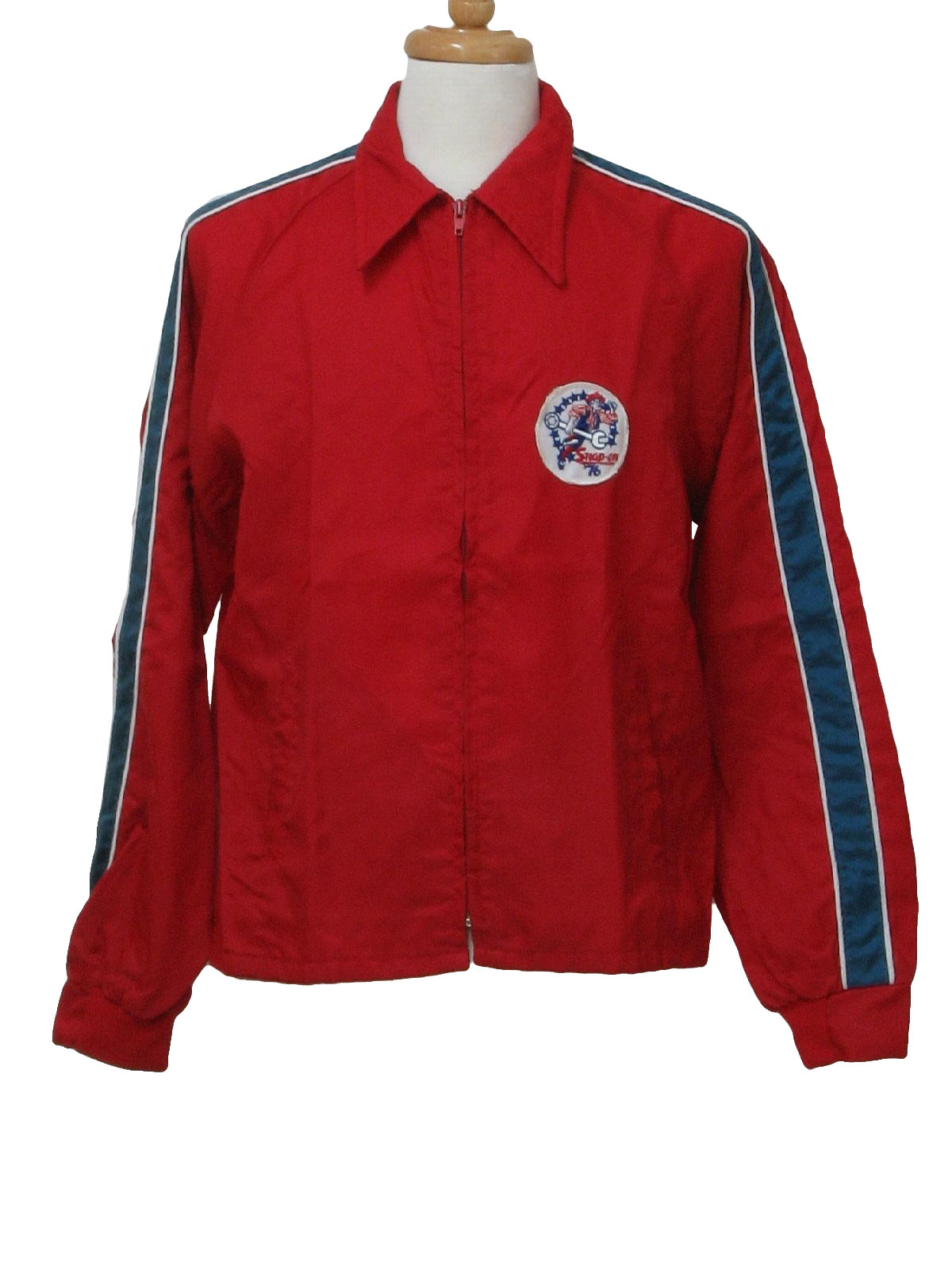 Retro 1970's Jacket (Missing Label) : 70s -Missing Label- Mens red ...