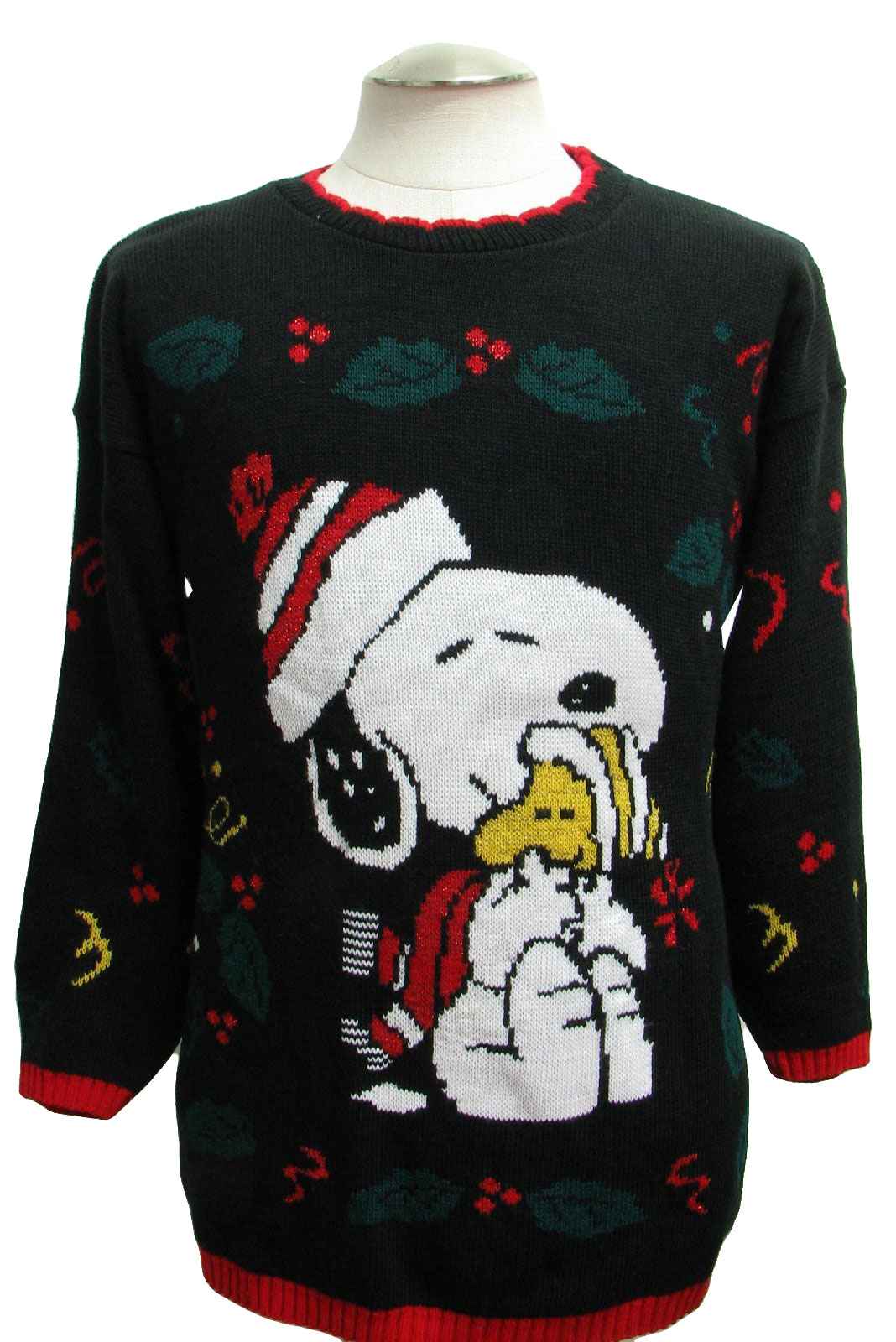 1980's Retro Ugly Christmas Sweater: 80s authentic vintage -Snoopy