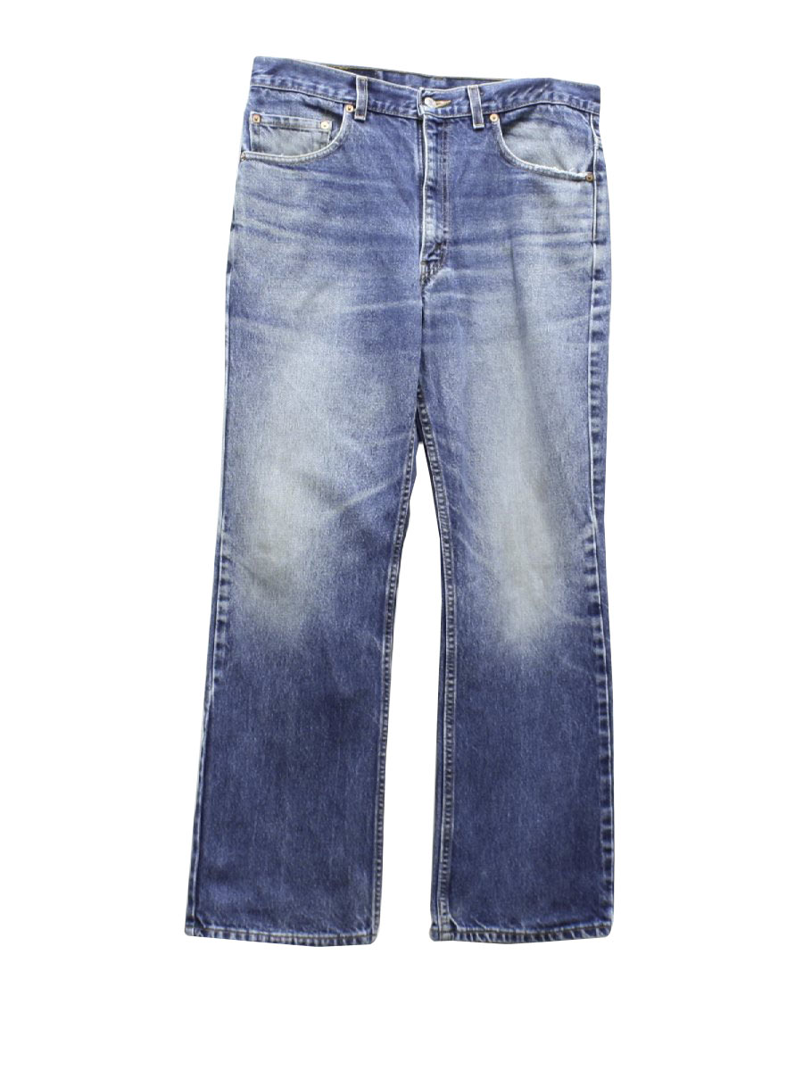 1980's Vintage Levis Flared Pants / Flares: 80s -Levis- Mens faded blue ...