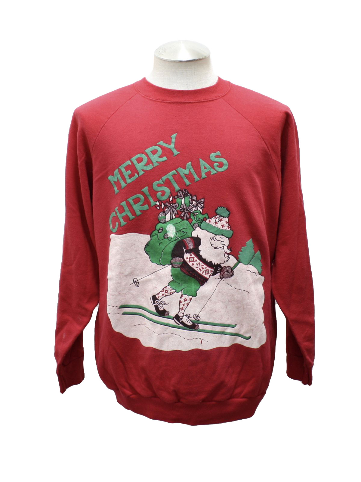 80's No regrets Ugly Christmas Sweatshirt: 80s authentic vintage -No ...