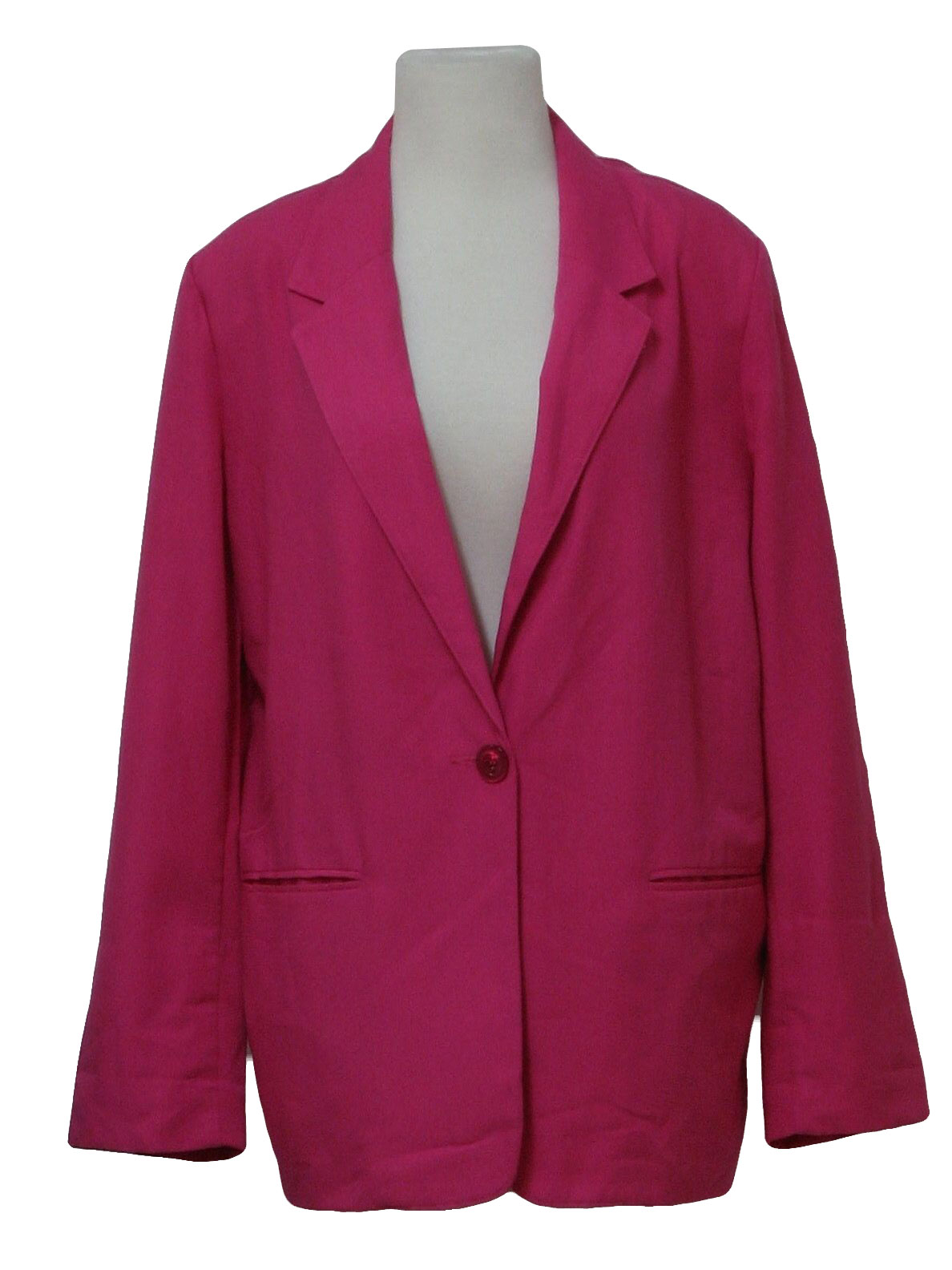 Sag Harbor Eighties Vintage Jacket: 80s -Sag Harbor- Womens rose rayon ...