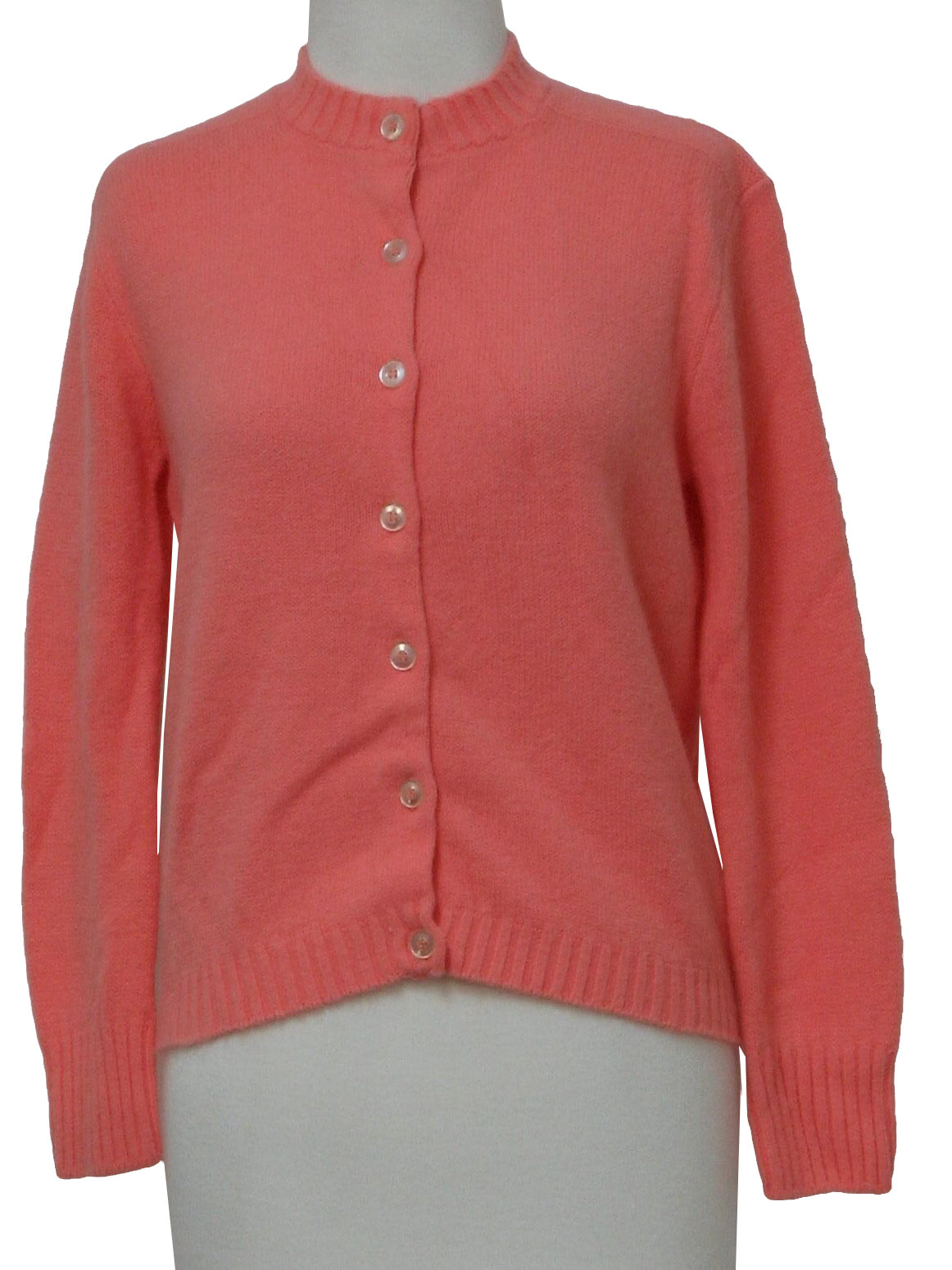 Missing Label 60's Vintage Caridgan Sweater: 60s -Missing Label- Womens ...