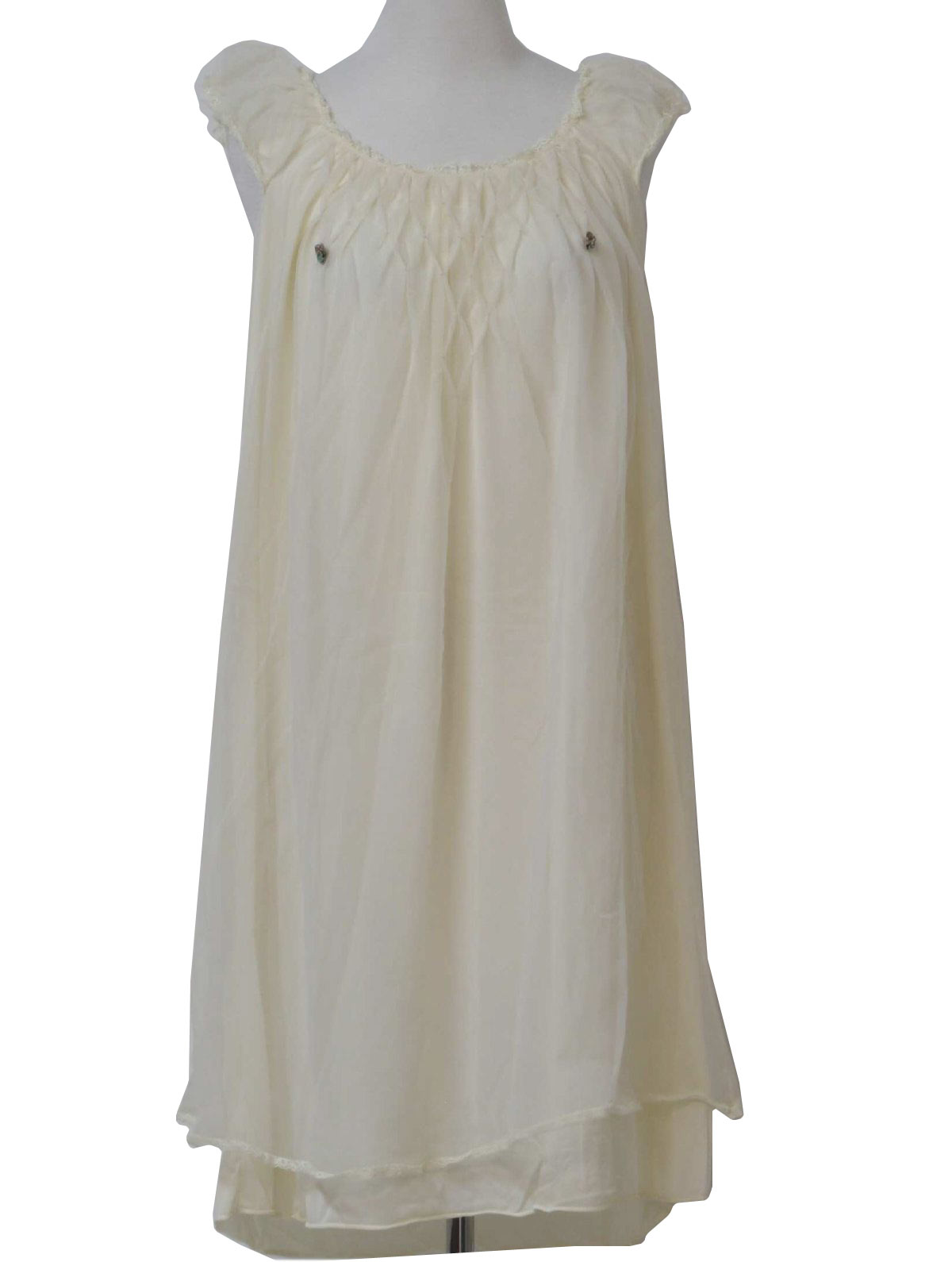Vintage 1950's Womens Lingerie Nightgown: late 50s -Miss Elaine- Womens ...