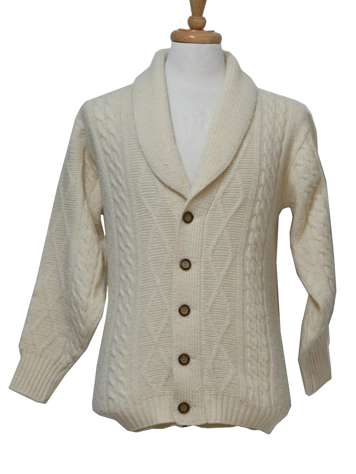 Pebble Beach Seventies Vintage Caridgan Sweater: 70s -Pebble Beach ...