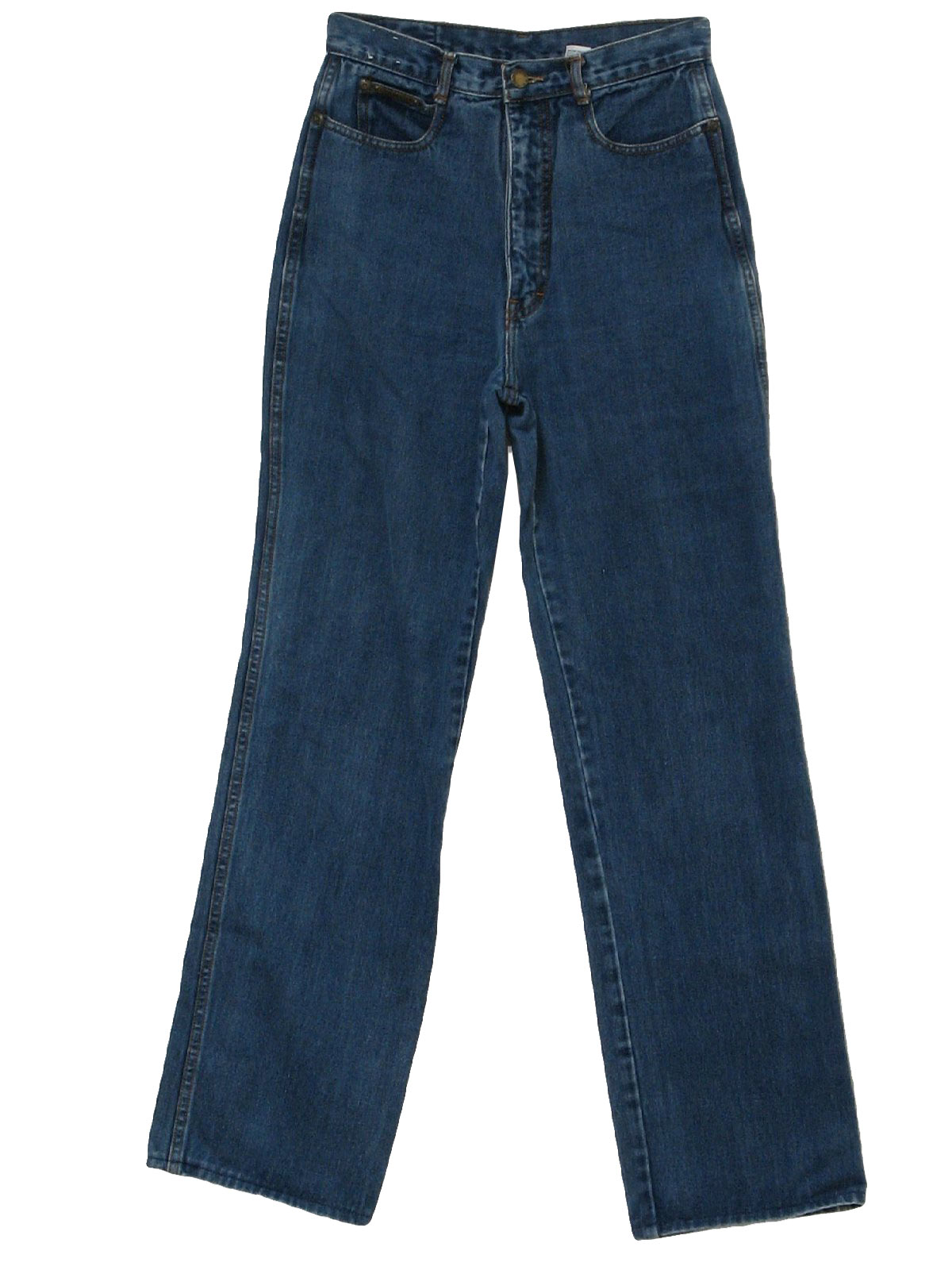 1980's Vintage Brittania Pants: 80s -Brittania- Womens blue cotton ...