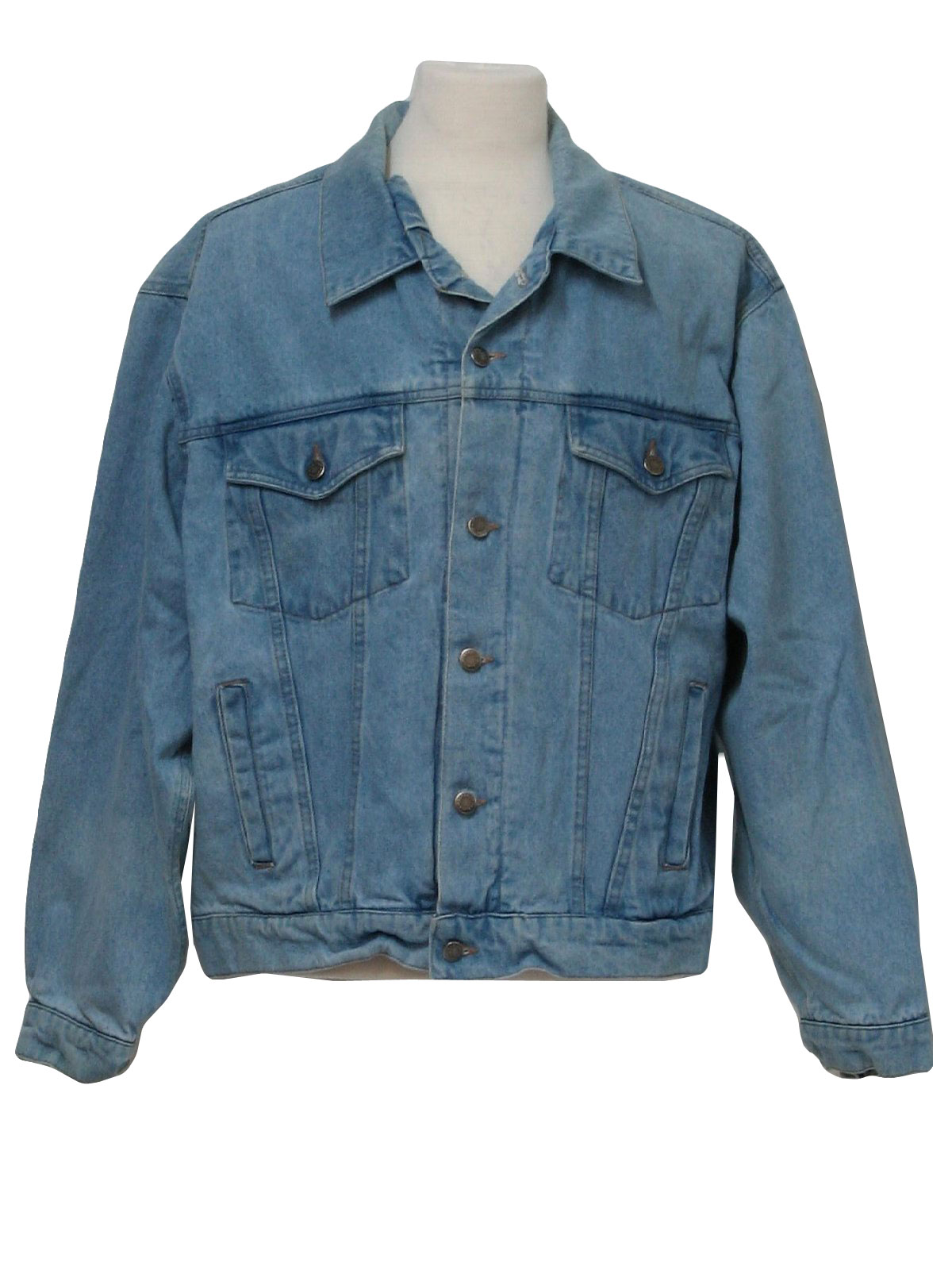 Wrangler Eighties Vintage Jacket: 80s -Wrangler- Mens well worn light ...