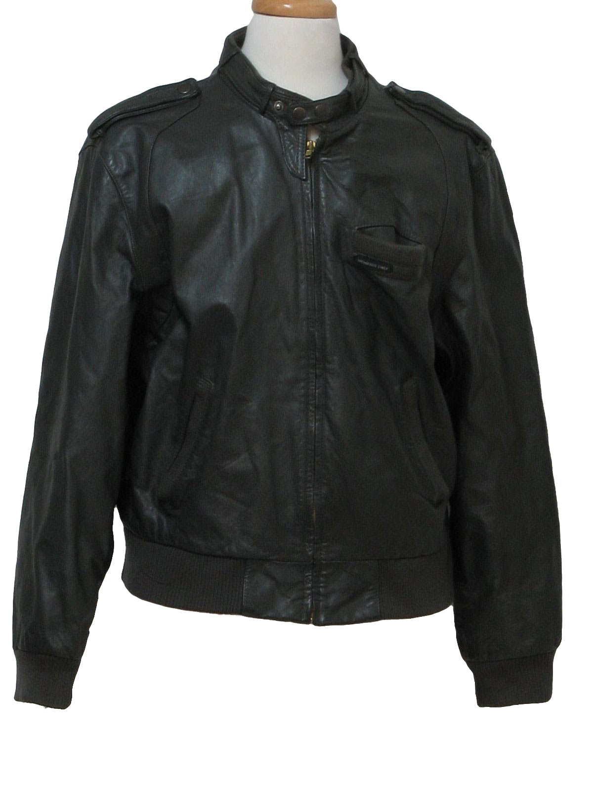 Members Only Eighties Vintage Leather Jacket: 80s -Members Only- Mens ...