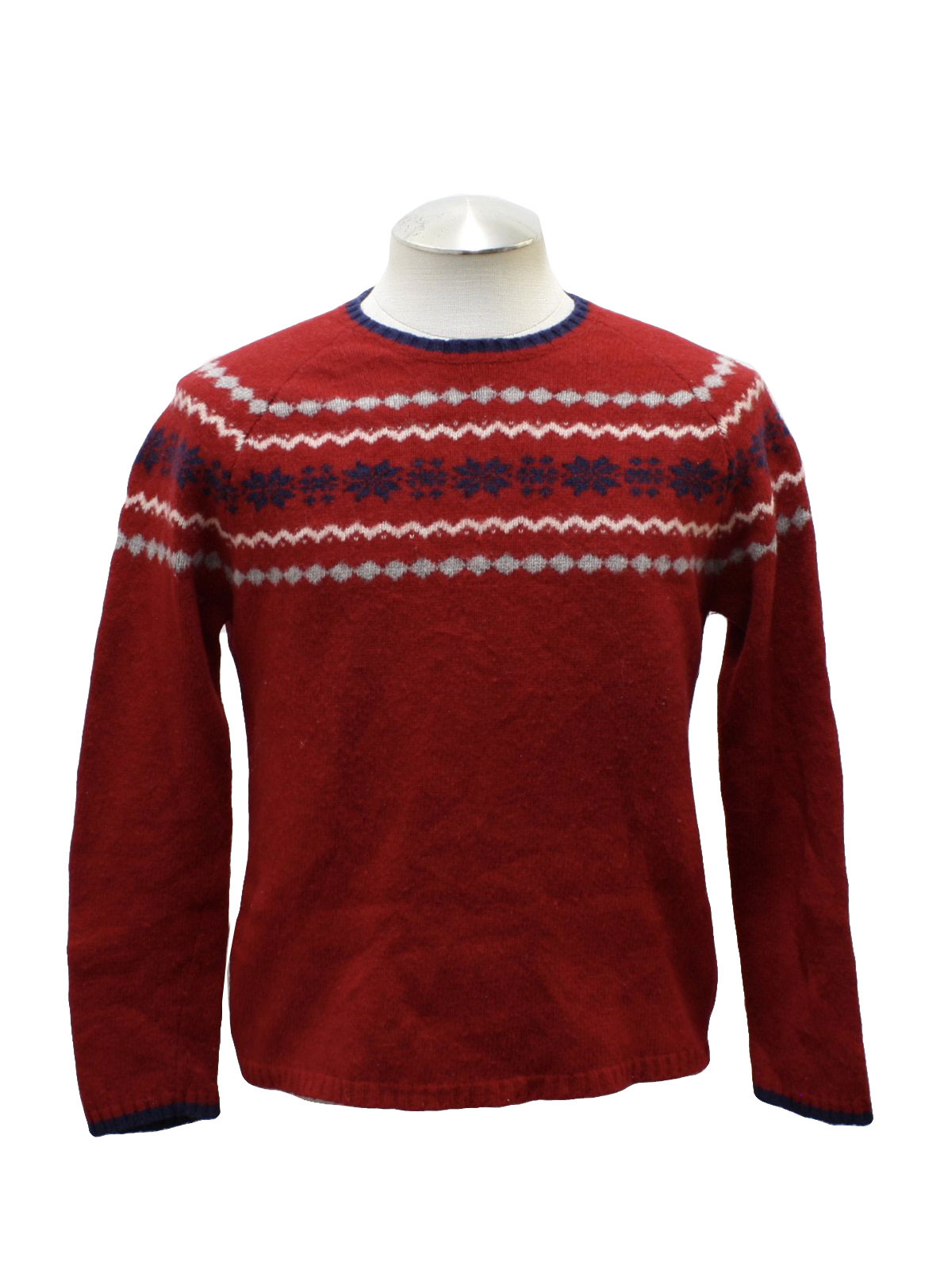Ugly Christmas Sweater: -Old Navy- Unisex red, grey, black and beige ...