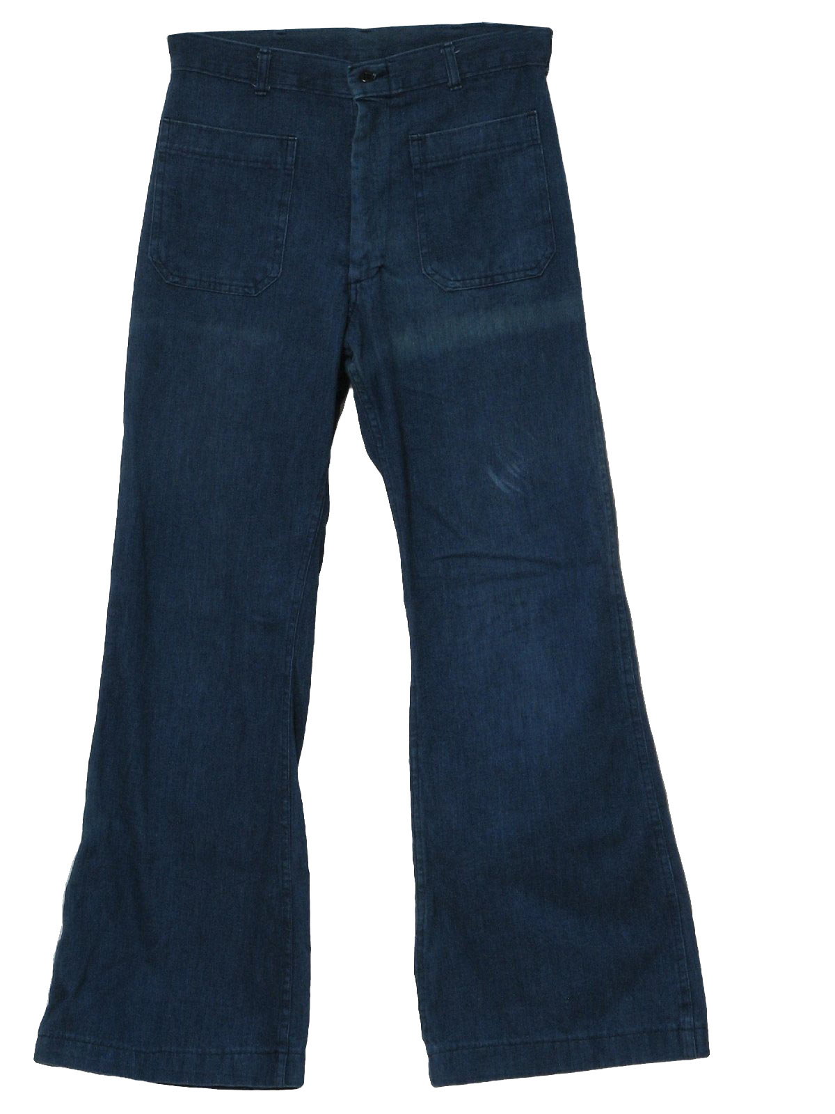 Vintage 70s Bellbottom Pants: 70s -Coastal Industries- Mens bue cotton ...