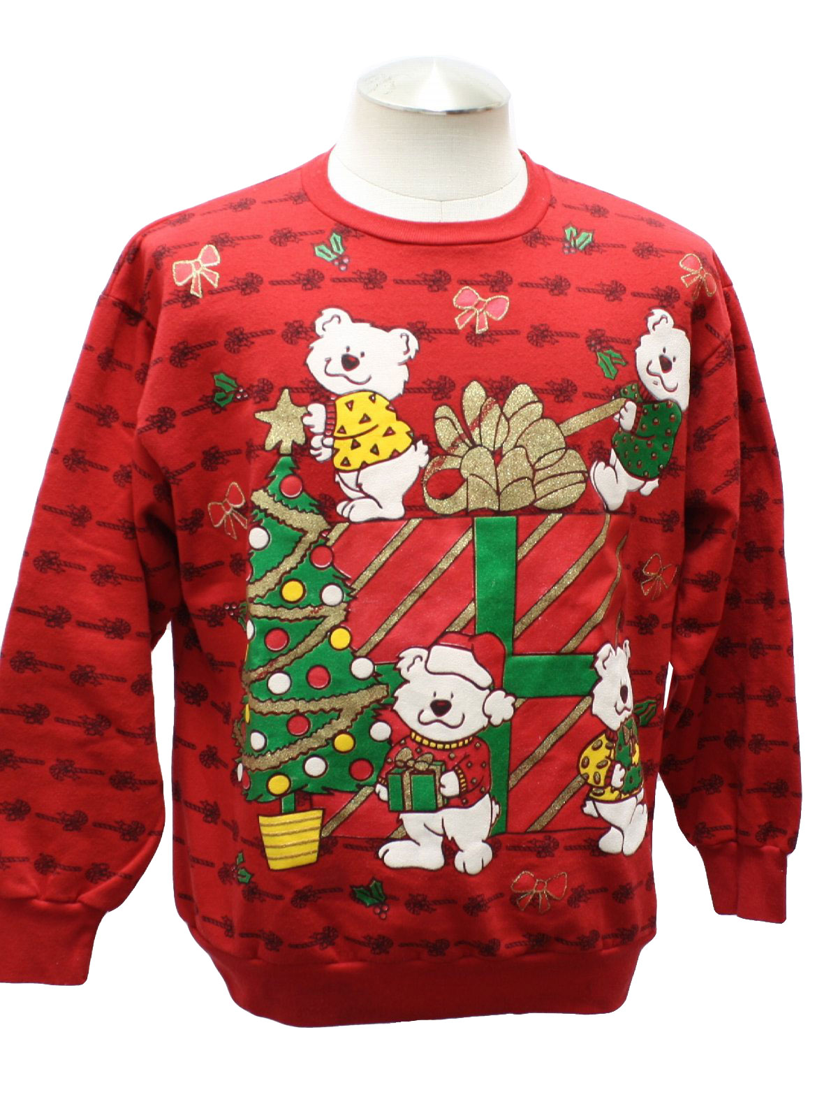 1980s Bear-Tastic Ugly Christmas Sweatshirt: Authentic 80s authentic ...