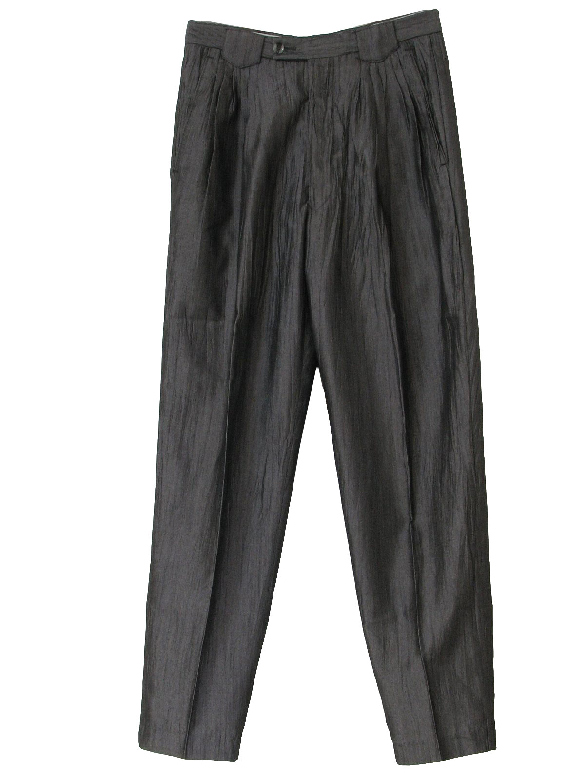 80s Vintage Front Line Pants: 80s -Front Line- Mens black, silver ...