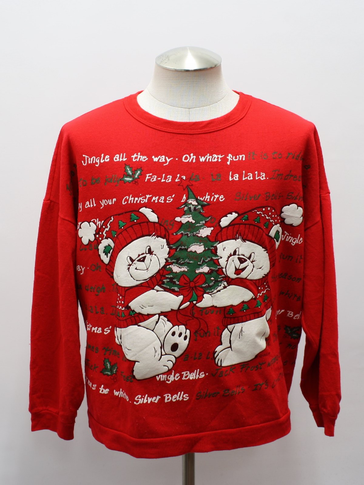 Ugly Christmas Sweatshirt: -Nut Cracker- Unisex red, white, green ...