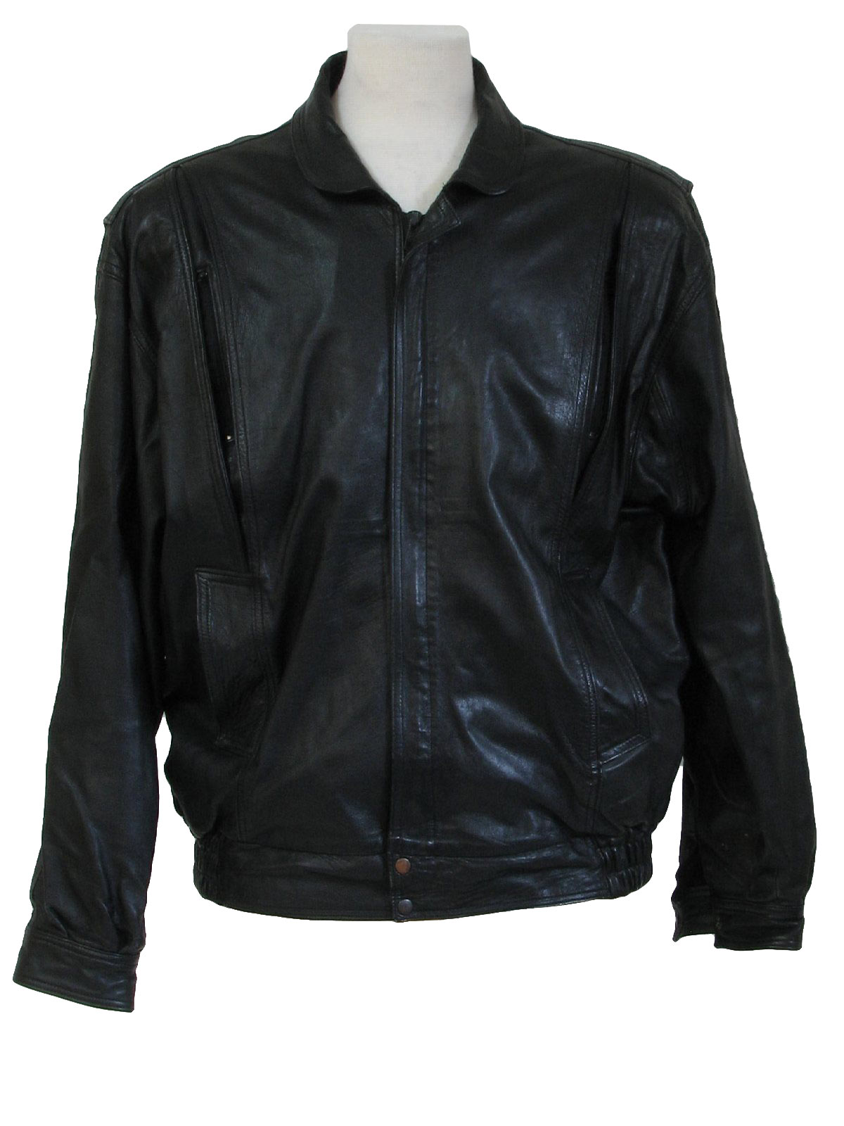1980's Vintage Ecspres Leder Leather Jacket: 80s -Ecspres Leder- Mens ...