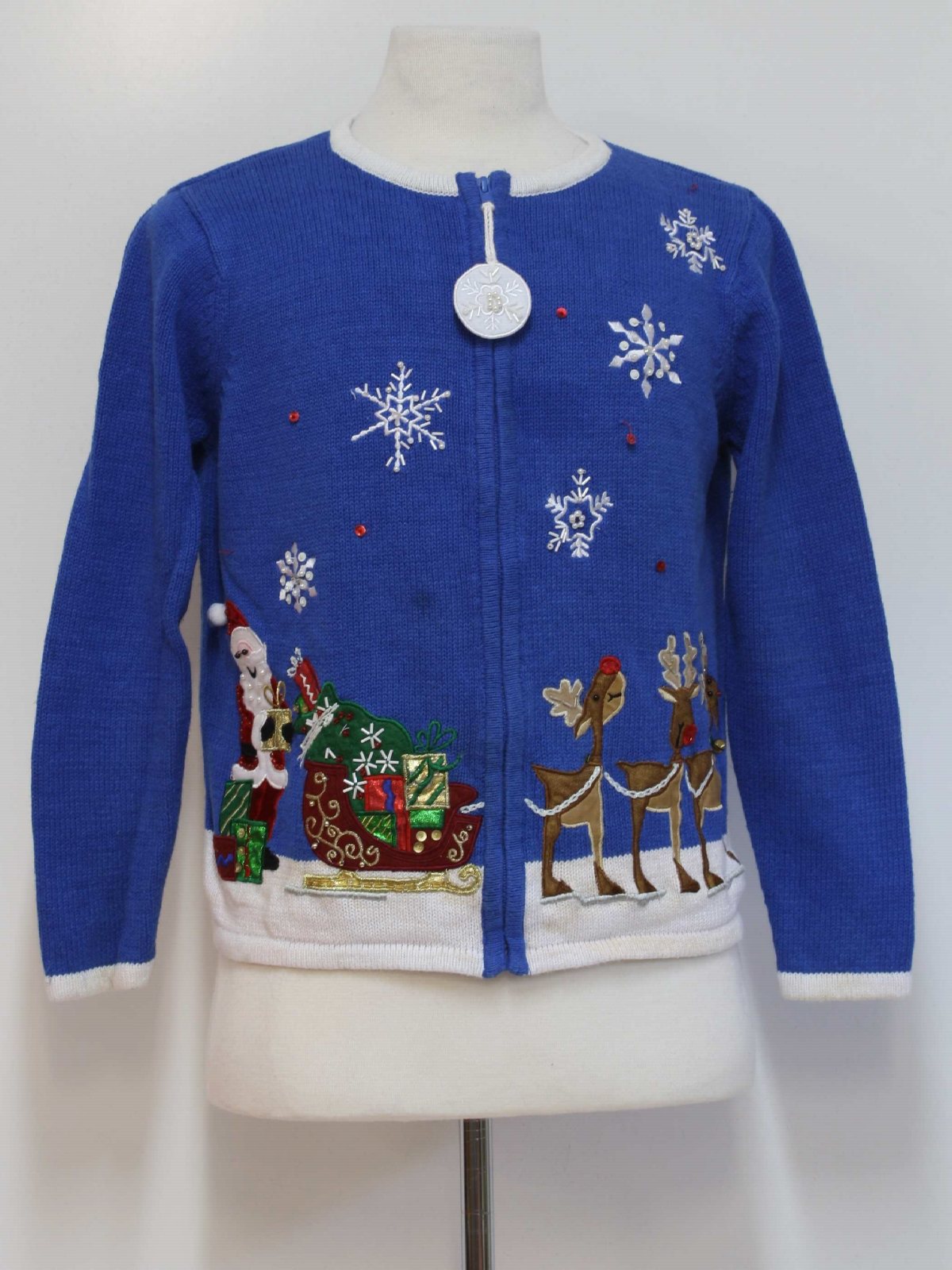 Womens Ugly Christmas Sweater Dress Barn Womens blue background