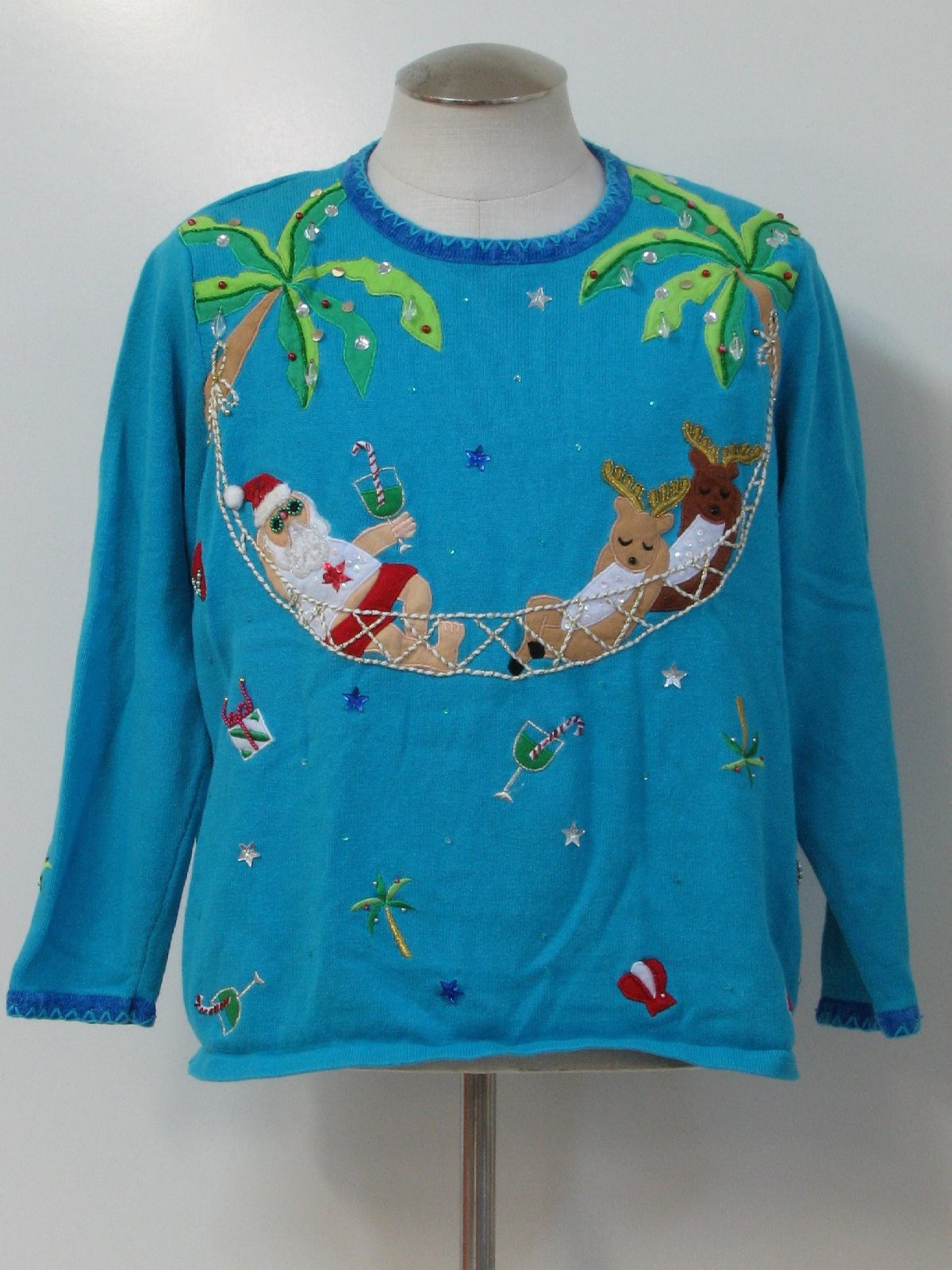 Berek Unisex Tropical Ugly Christmas Sweater