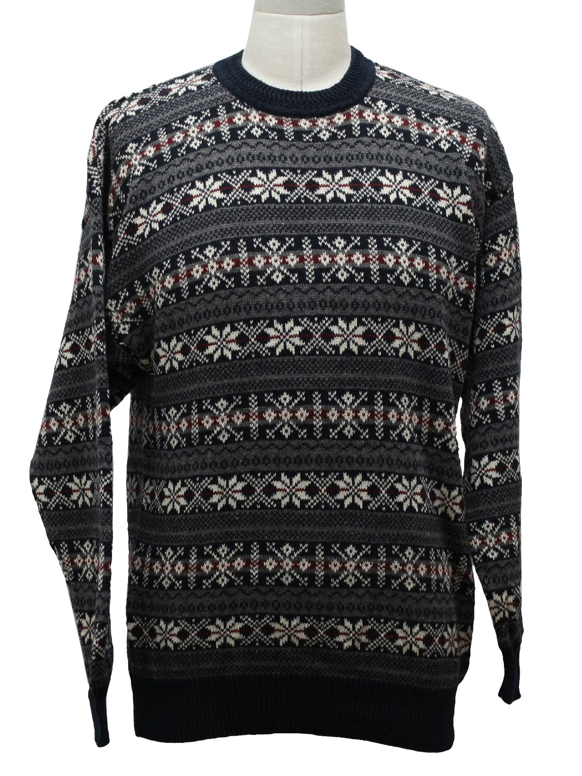 gray christmas sweater