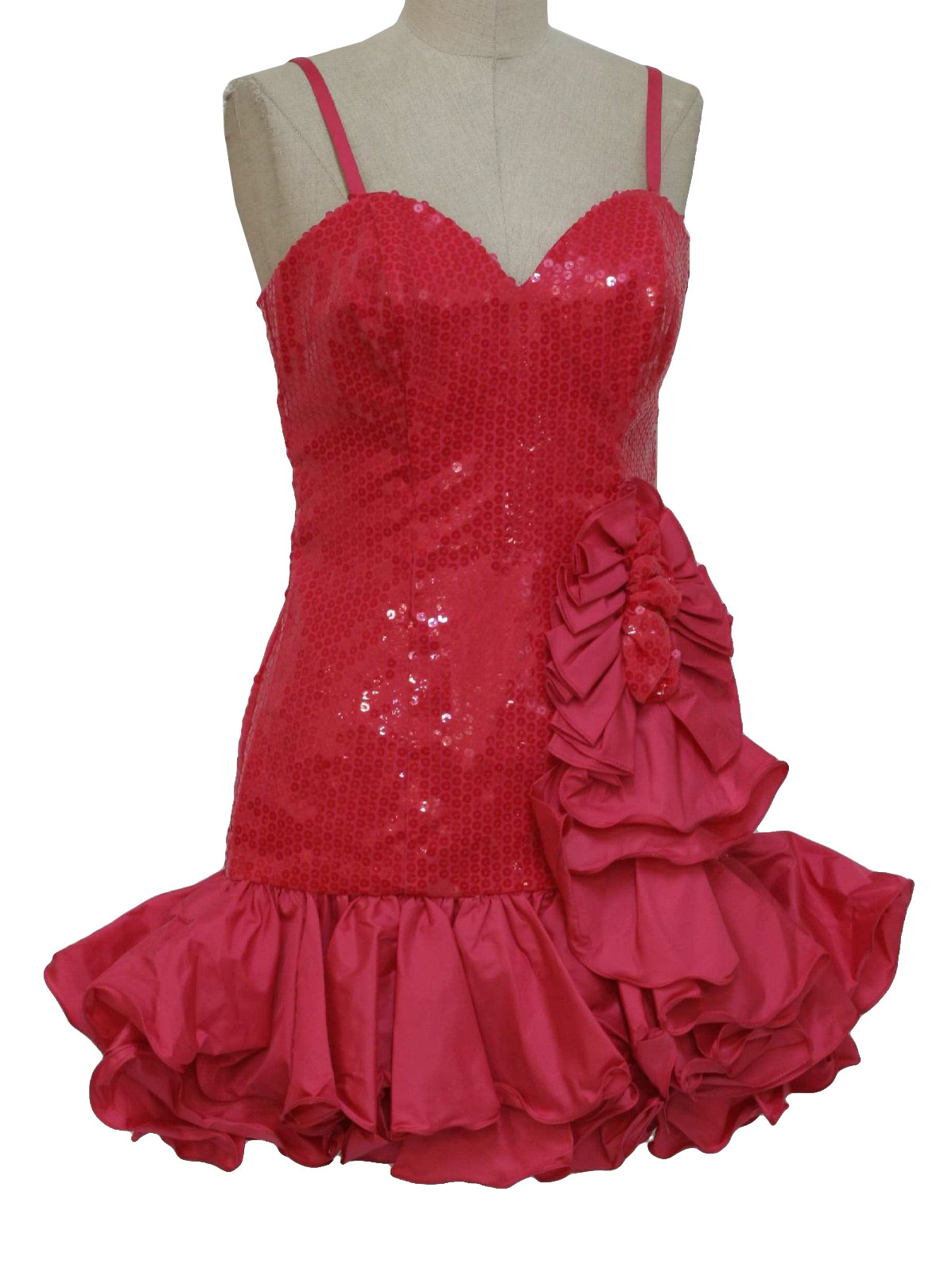 80s style cocktail dress
