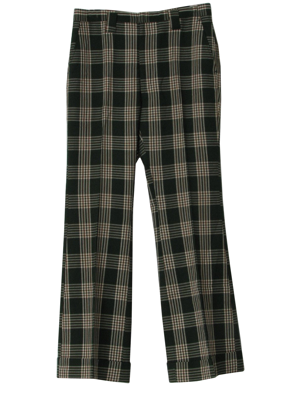 olive green plaid pants