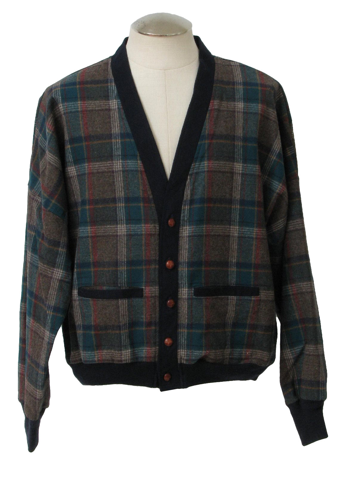 1960's Pendleton Mens Pendleton Wool Cardigan Sweater 1960's Pendleton Mens Pendleton Wool Cardigan Sweater