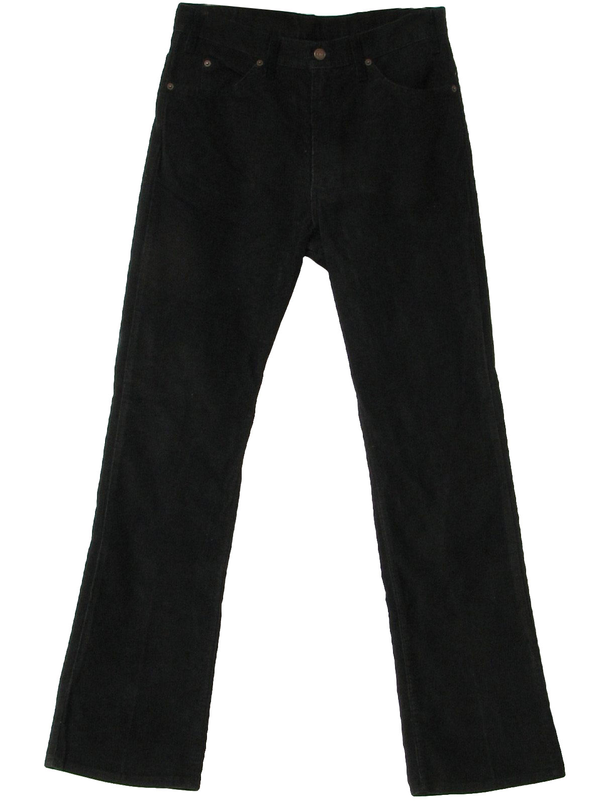 1980's Vintage Levis 517 Pants: 80s -Levis 517- Mens black cotton ...
