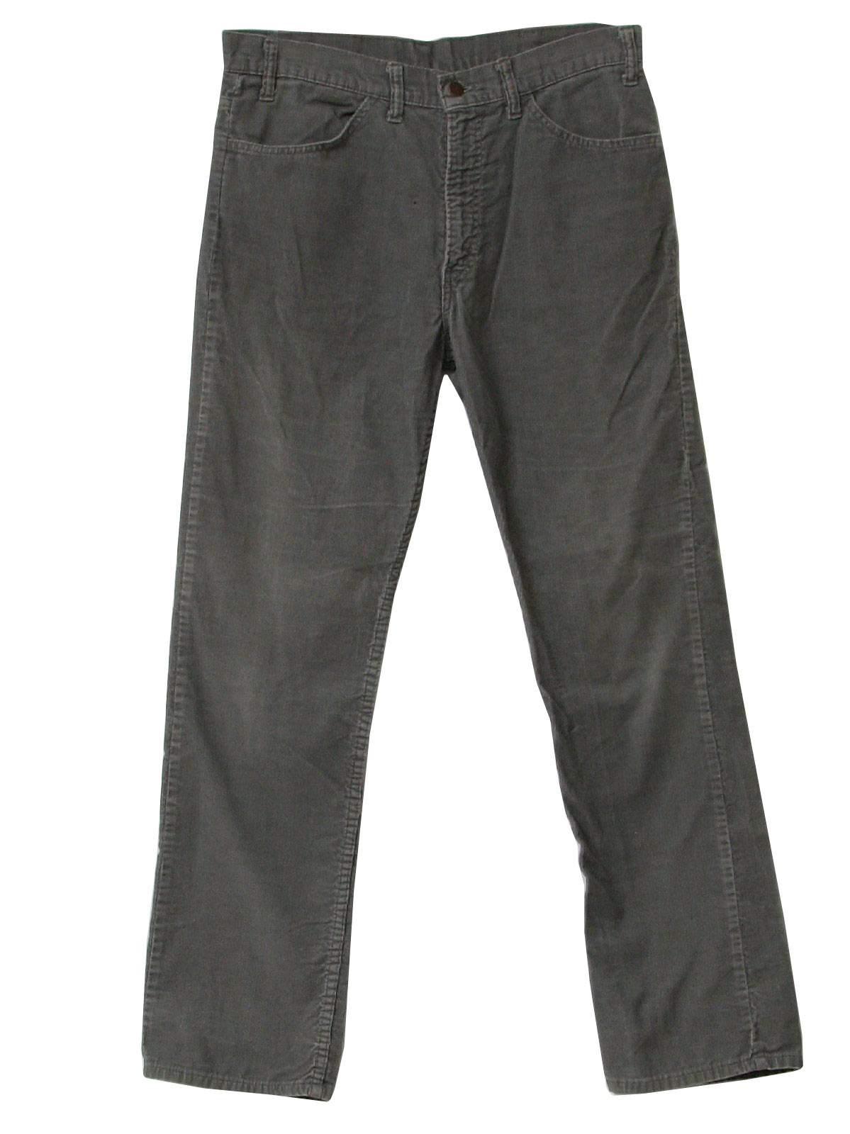 80s Pants (Levis 505): 80s -Levis 505- Mens grey cotton polyester ...