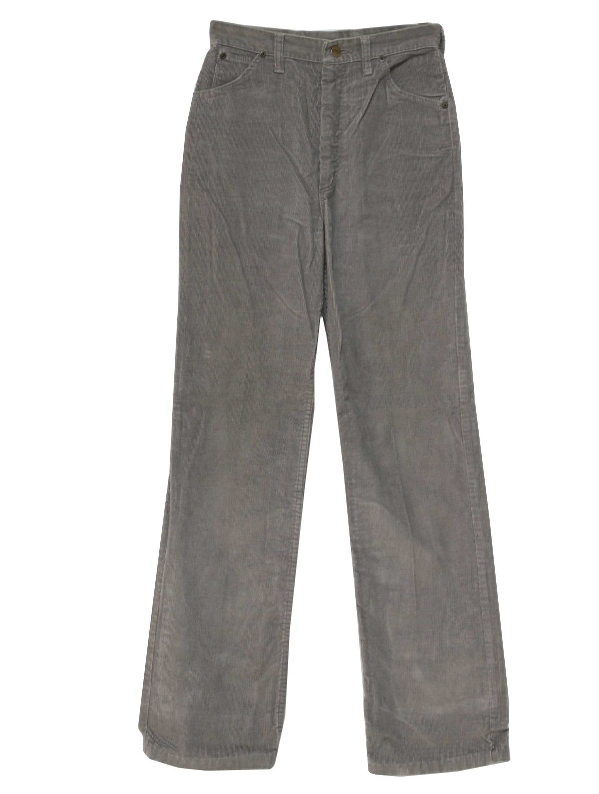 Retro 80s Pants (Wrangler) : 80s -Wrangler- Mens grey cotton corduroy ...