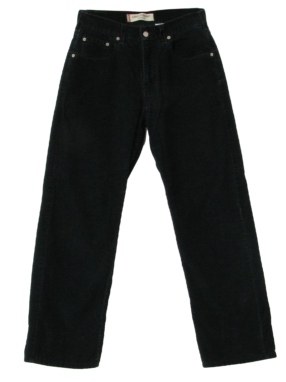 Vintage Levis 569 1990s Pants: 90s -Levis 569- Mens black cotton ...