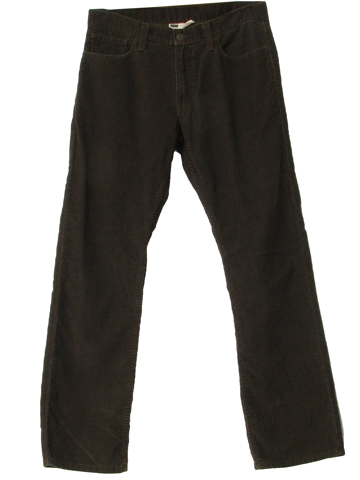 Vintage 1990's Pants: 90s -Levis 514- Mens brown cotton polyester ...
