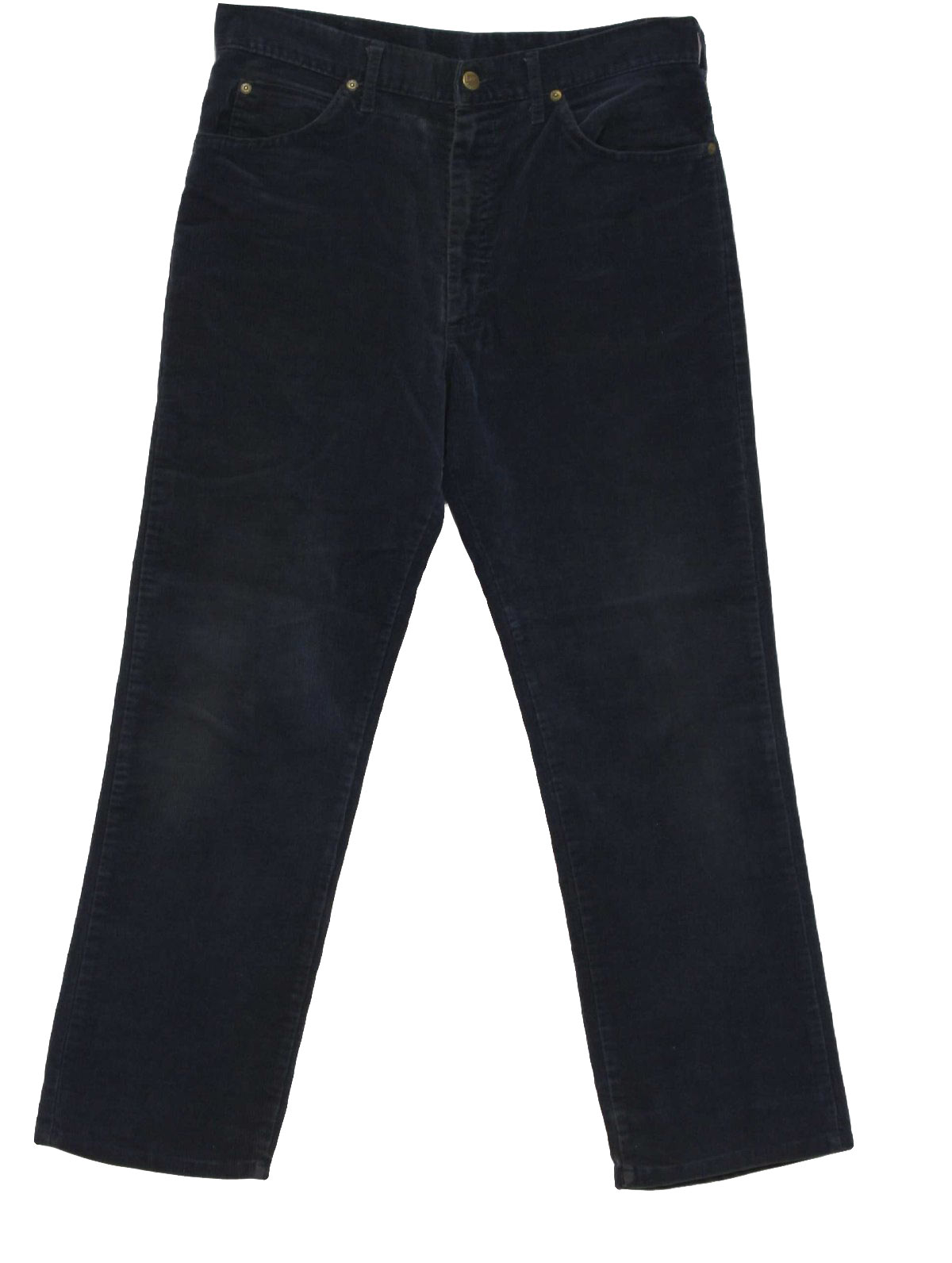 Retro 80s Pants (Lee) : 80s -Lee- Mens navy blue cotton corduroy ...