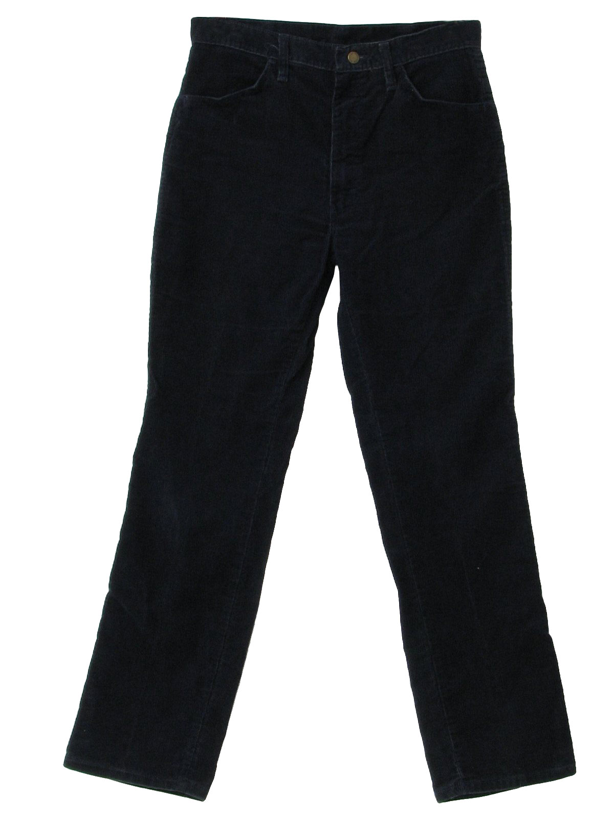 Retro Eighties Pants: 80s -Rustler- Mens navy blue cotton pinwale ...