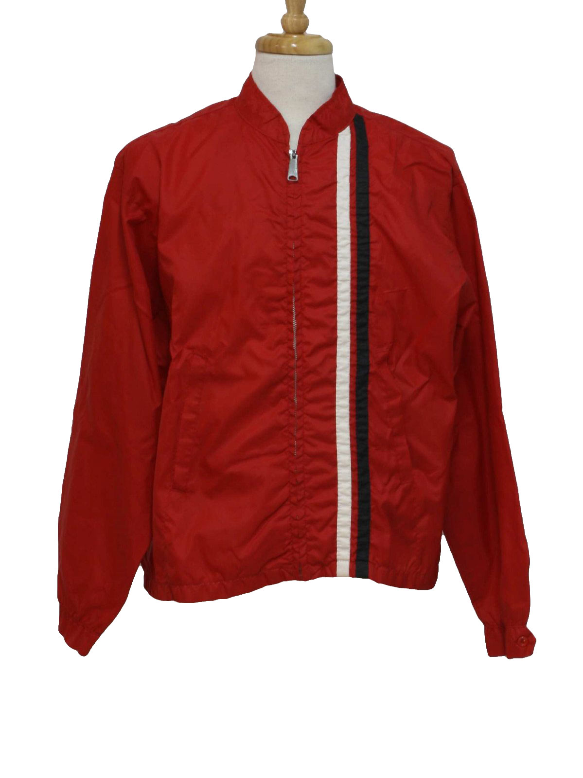 1970s Vintage Jacket: 70s -Louisville Sportswear- Mens red nylon ...
