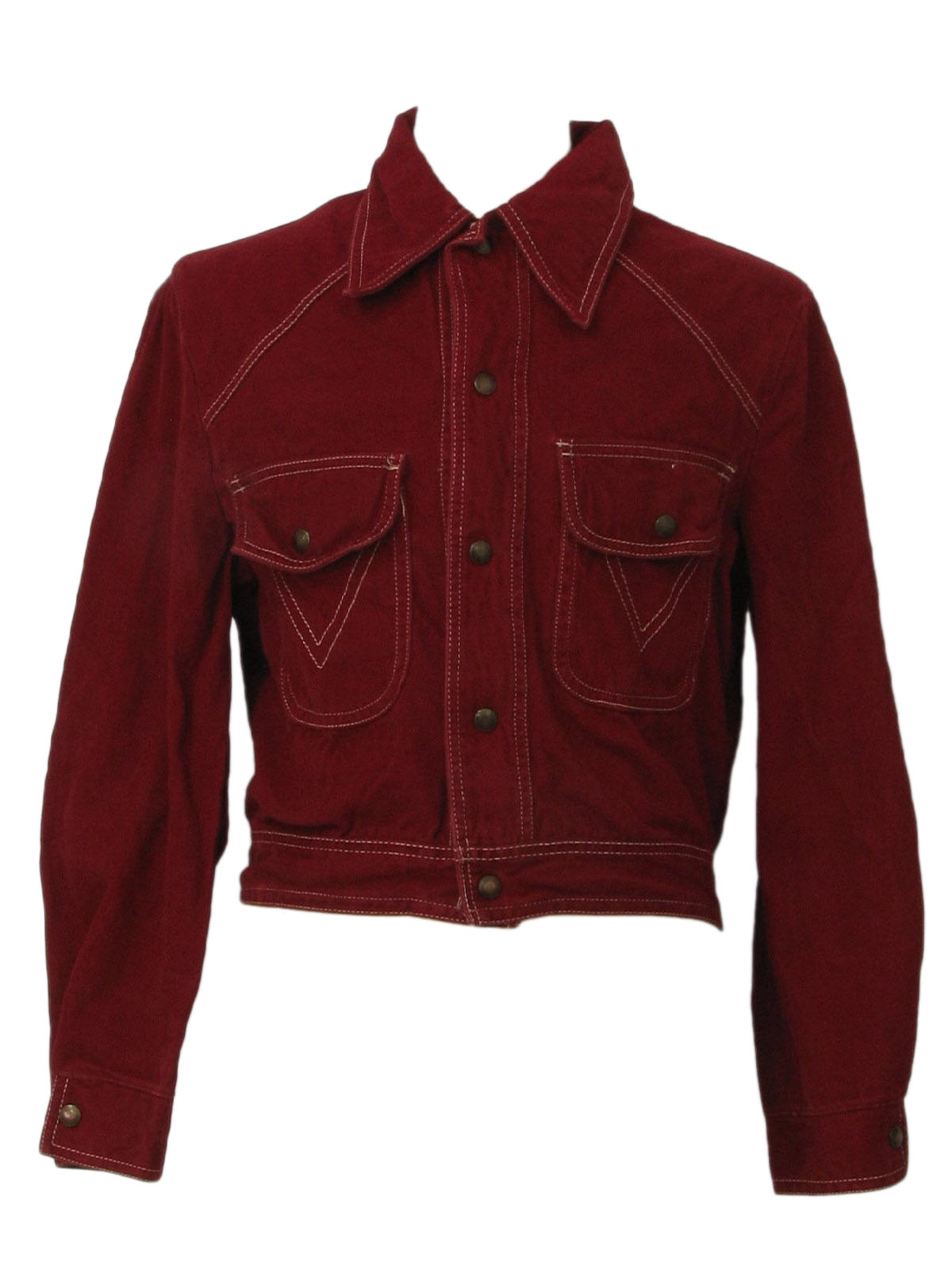 70s Vintage Campus Jacket: Early 70s -Campus- Mens deep wine soft ... 70's campus velours jacket