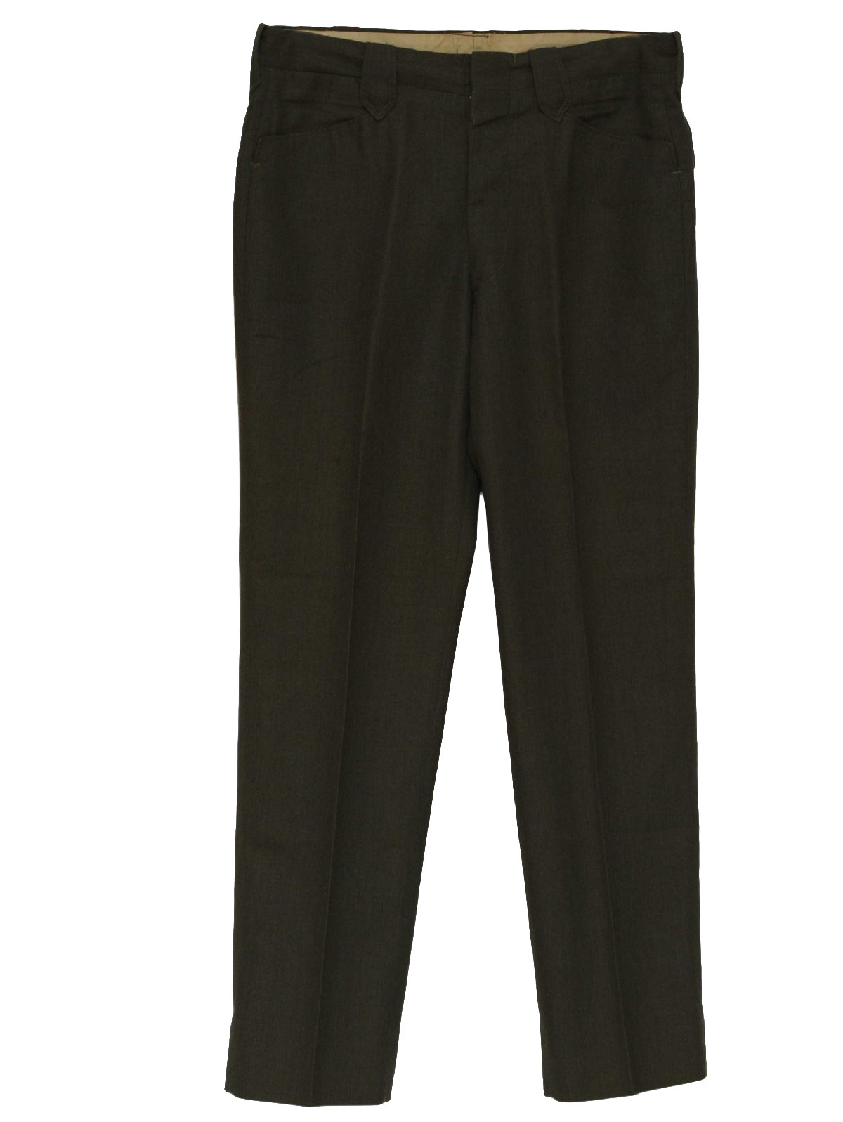 Retro 1960's Pants (H Bar C) : 60s -H Bar C- Mens dark khaki ...