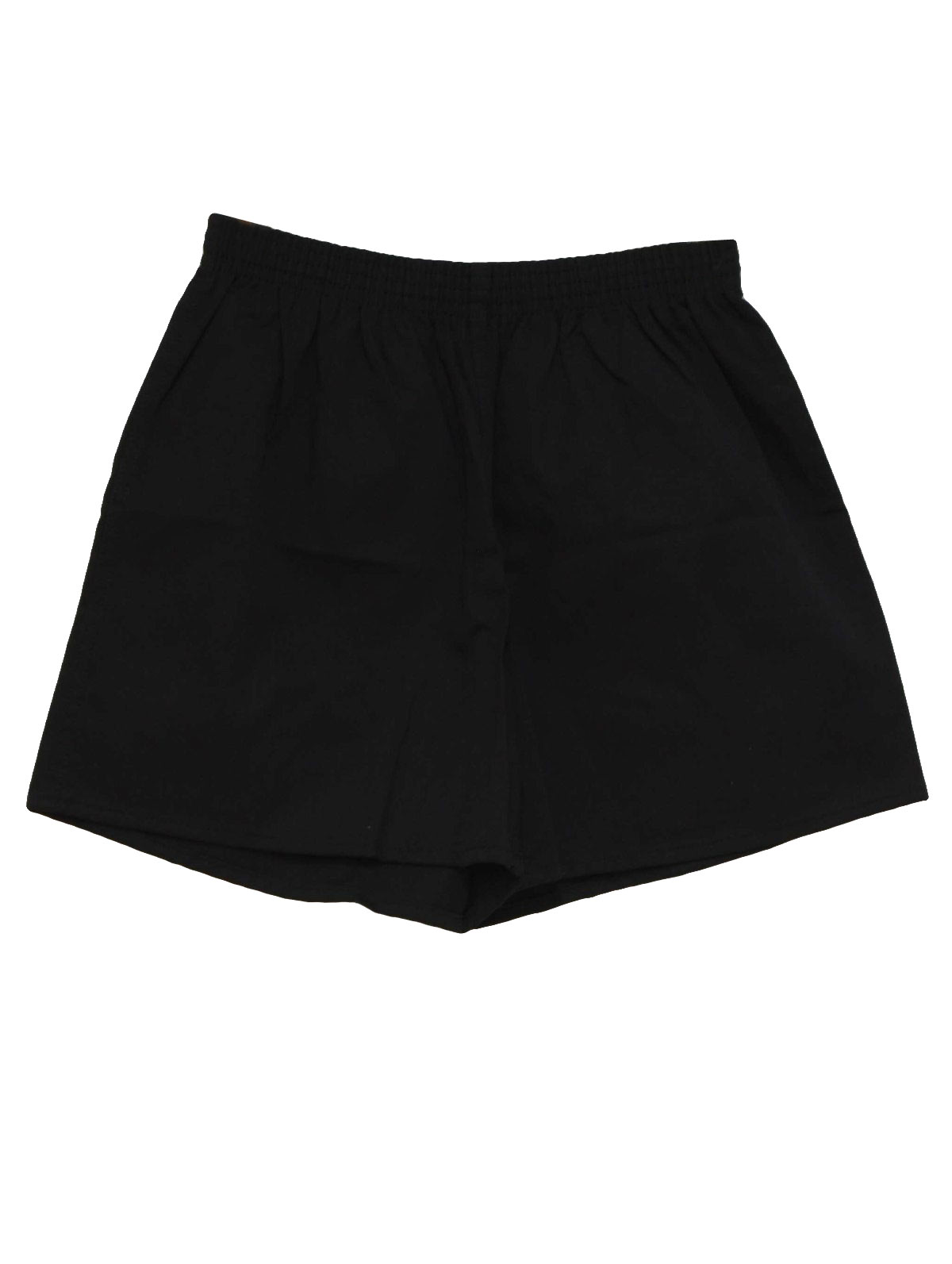 1970s Vintage Shorts: 70s -Soffee Shorts- Unisex New-Old black cotton ...