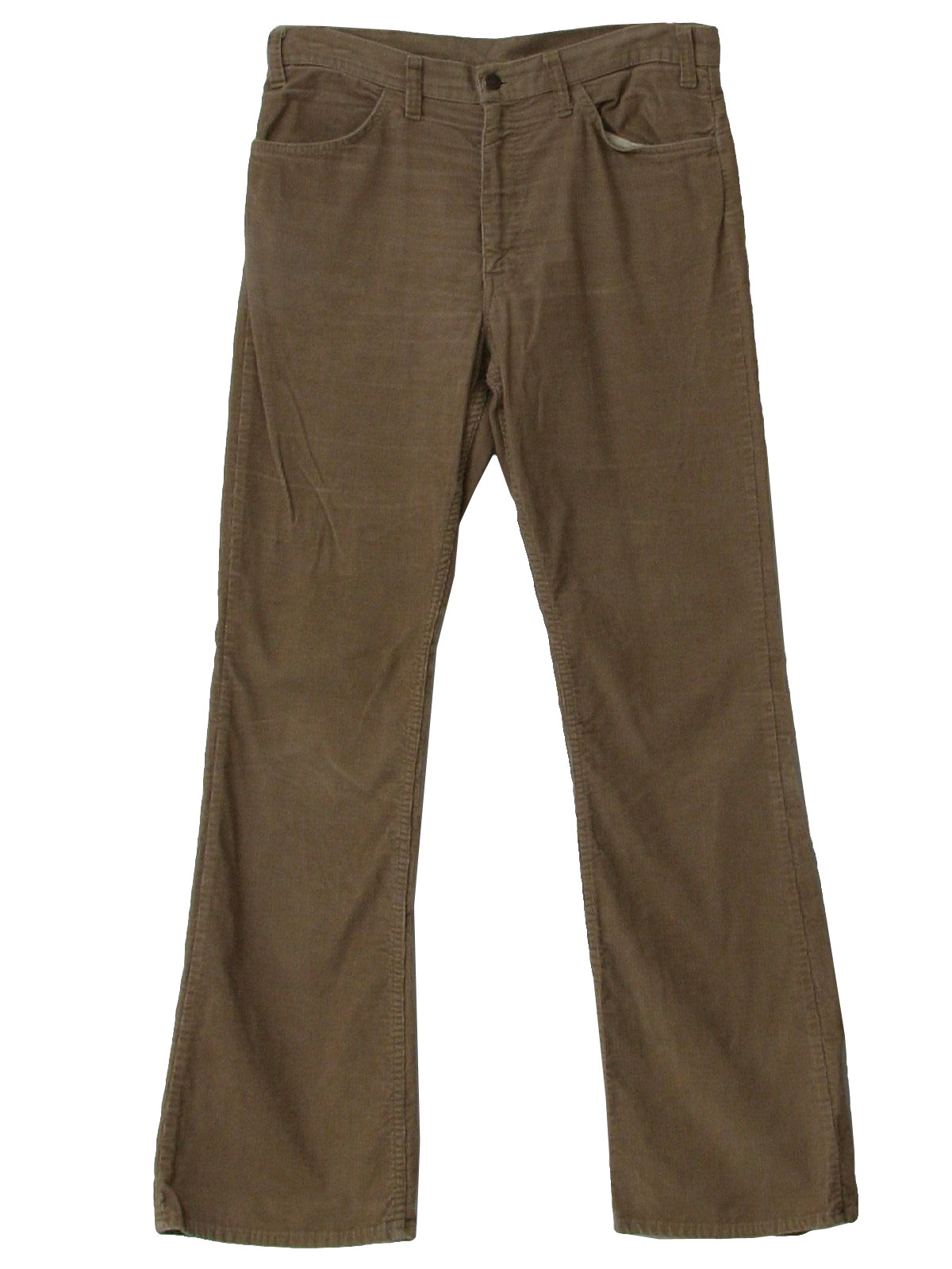 1970's Vintage Levis Bellbottom Pants: 70s -Levis- Mens khaki tan ...