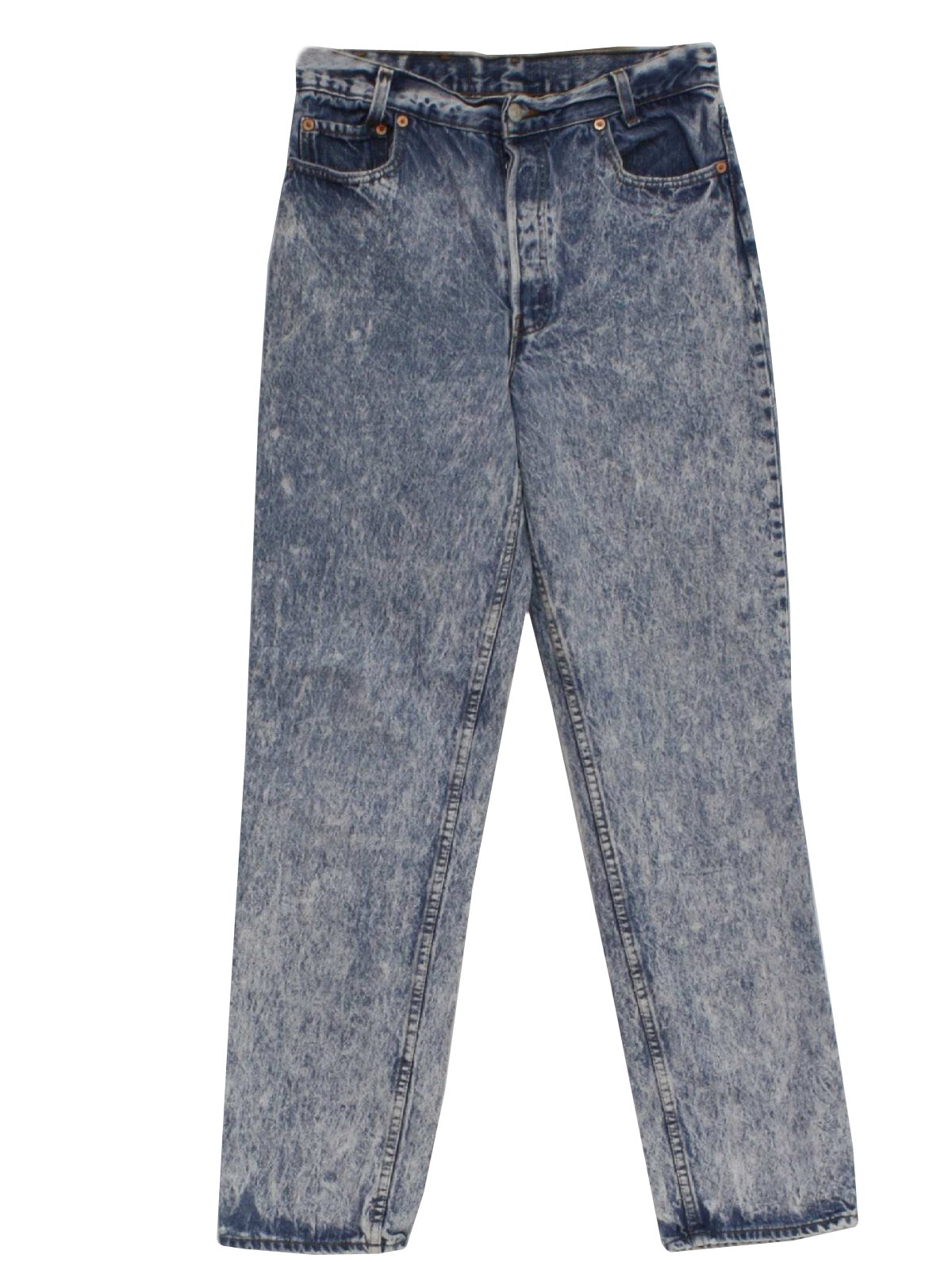 1980s Vintage Pants: 80s -Levis 501- Mens dark blue acid wash totally ...