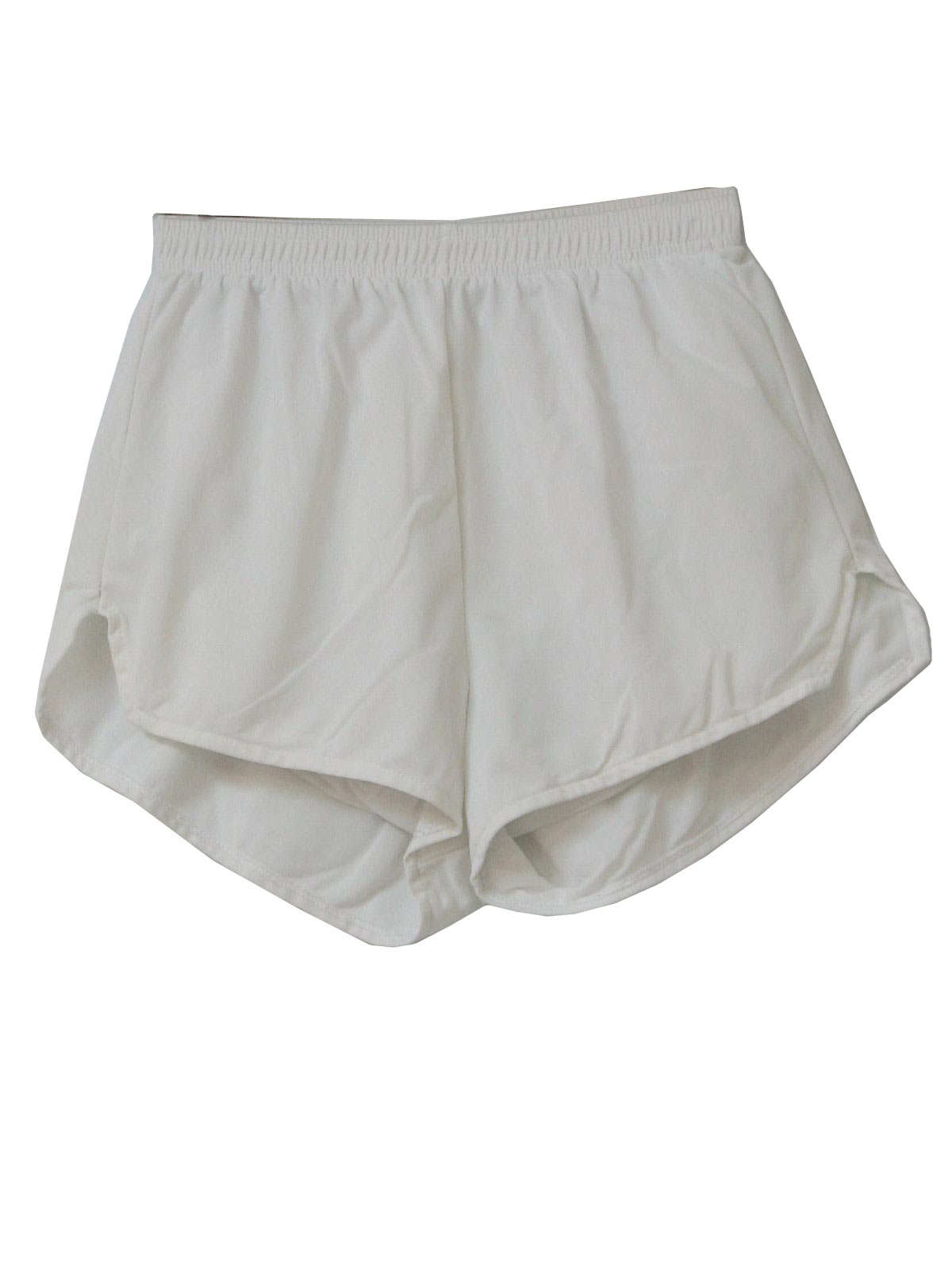 1980s Vintage Shorts: 80s -VS- Mens white white white nylon super short ...