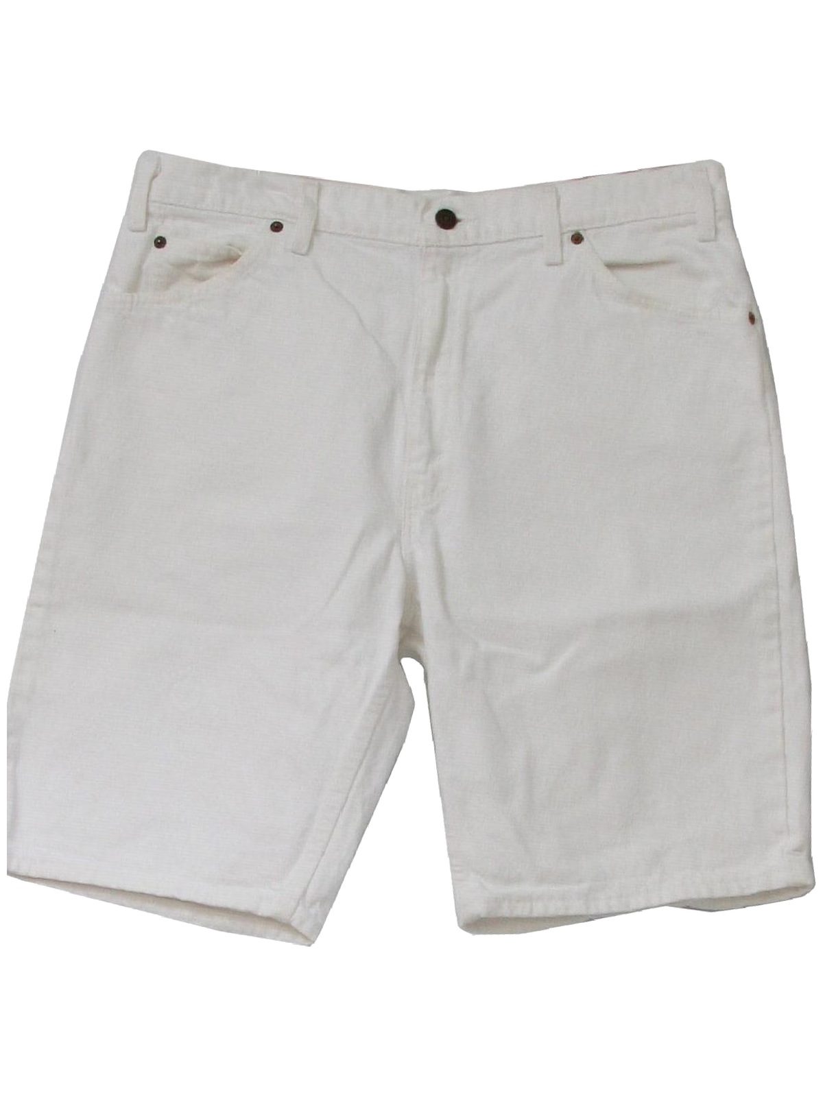white levi shorts mens