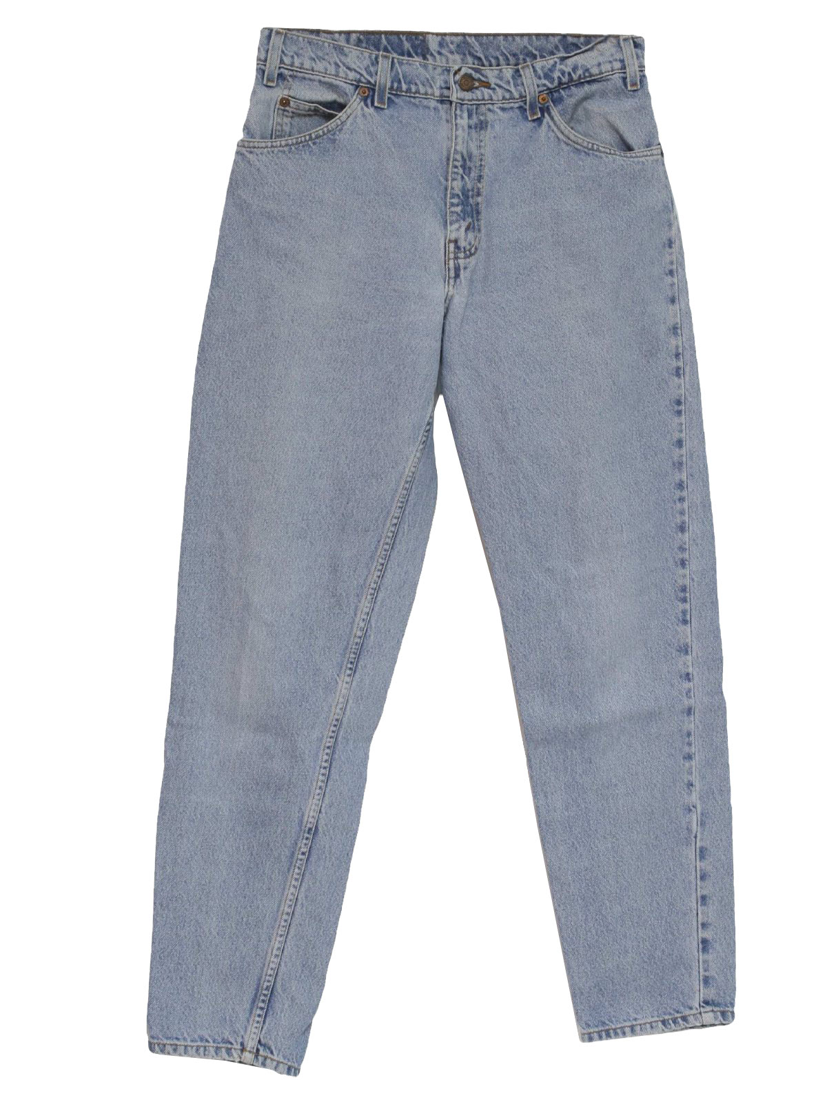 1990's Vintage Levis Pants: 90s -Levis- Mens blue colored denim cotton ...