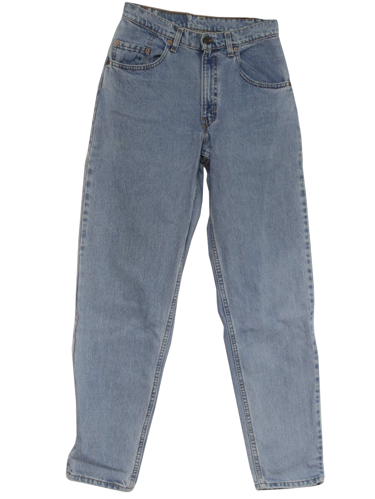 90s Retro Pants: 90s -Levis- Mens light blue colored denim cotton ...
