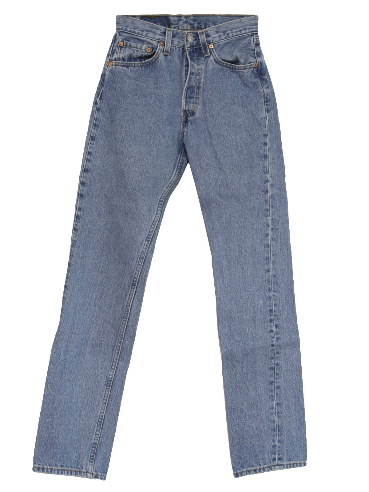 Levis 1990s Vintage Pants: 90s -Levis- Unisex light blue denim cotton ...