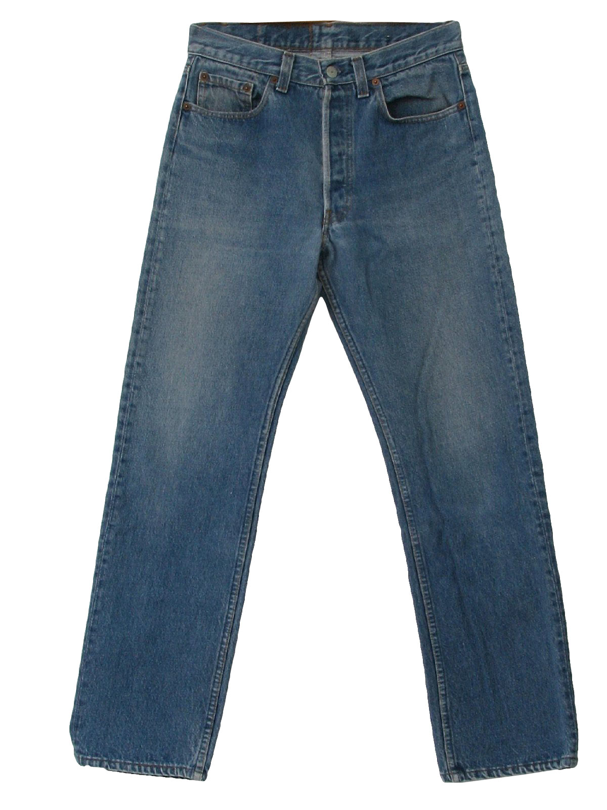 1980's Pants (Levis): 80s -Levis- Mens light blue denim cotton straight ...